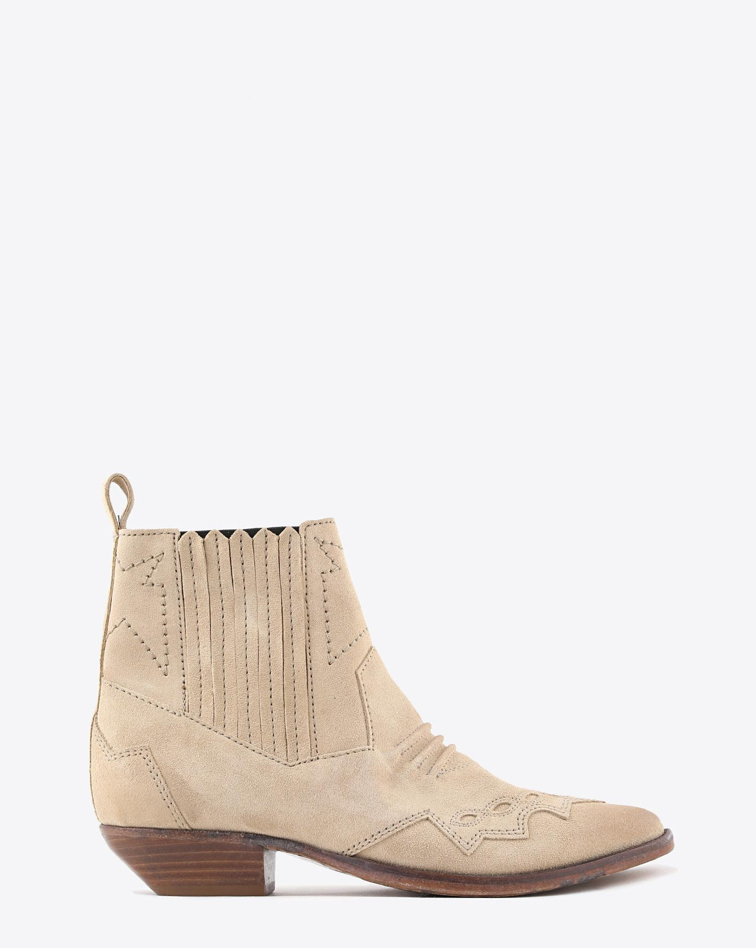 Roseanna Chaussures Boots Santiags TUCSON - Ciment  