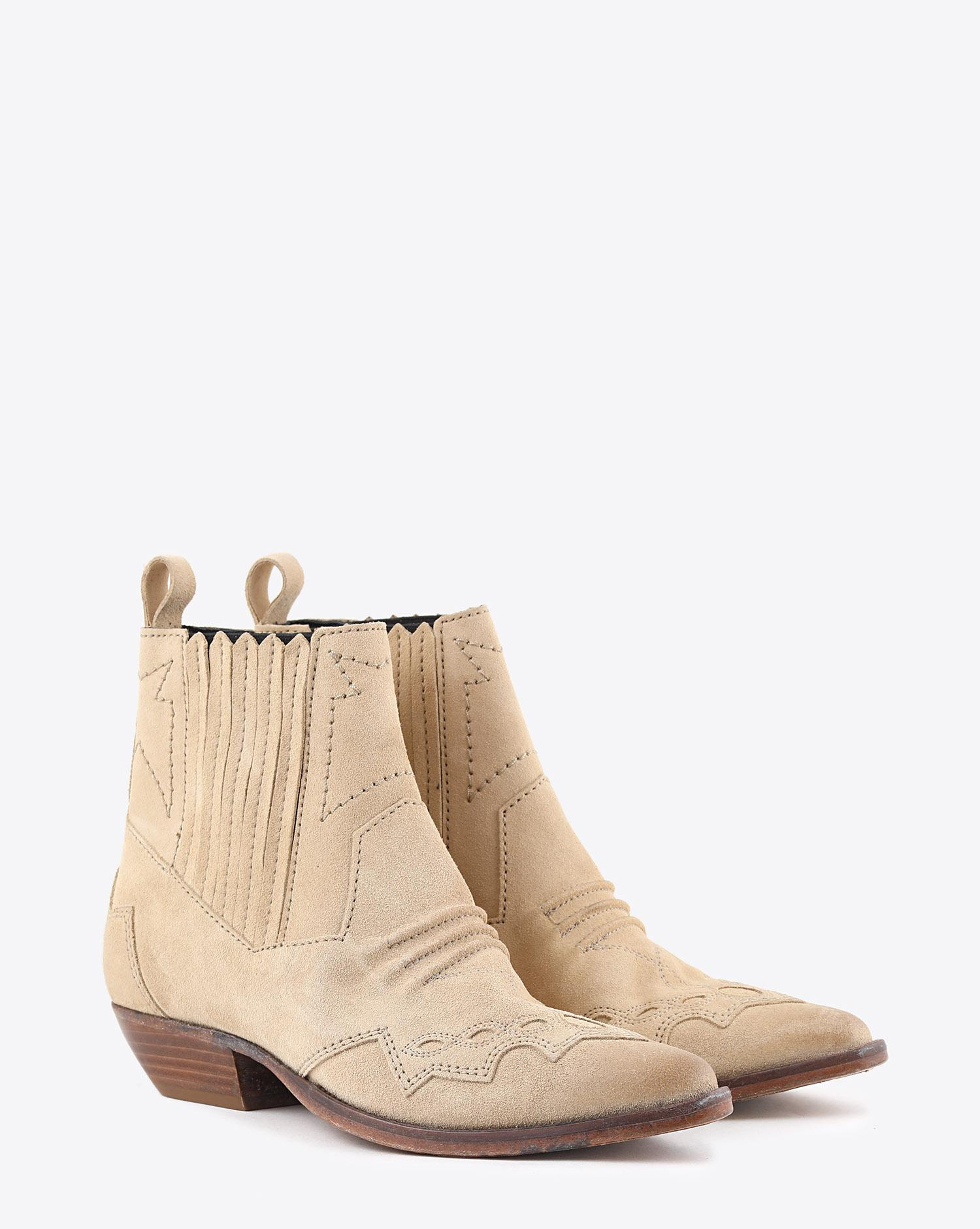 Roseanna Chaussures Boots Santiags TUCSON - Ciment  
