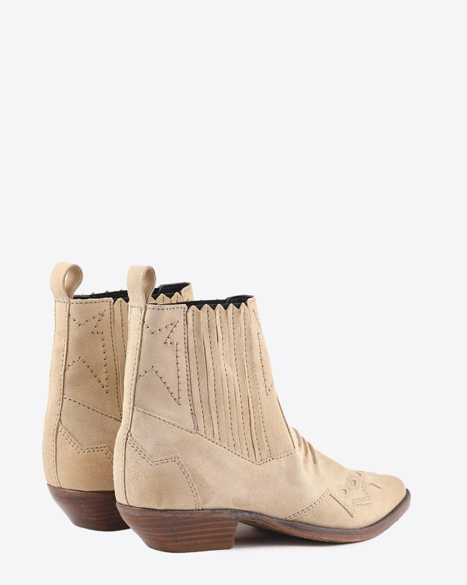 Roseanna Chaussures Boots Santiags TUCSON - Ciment  