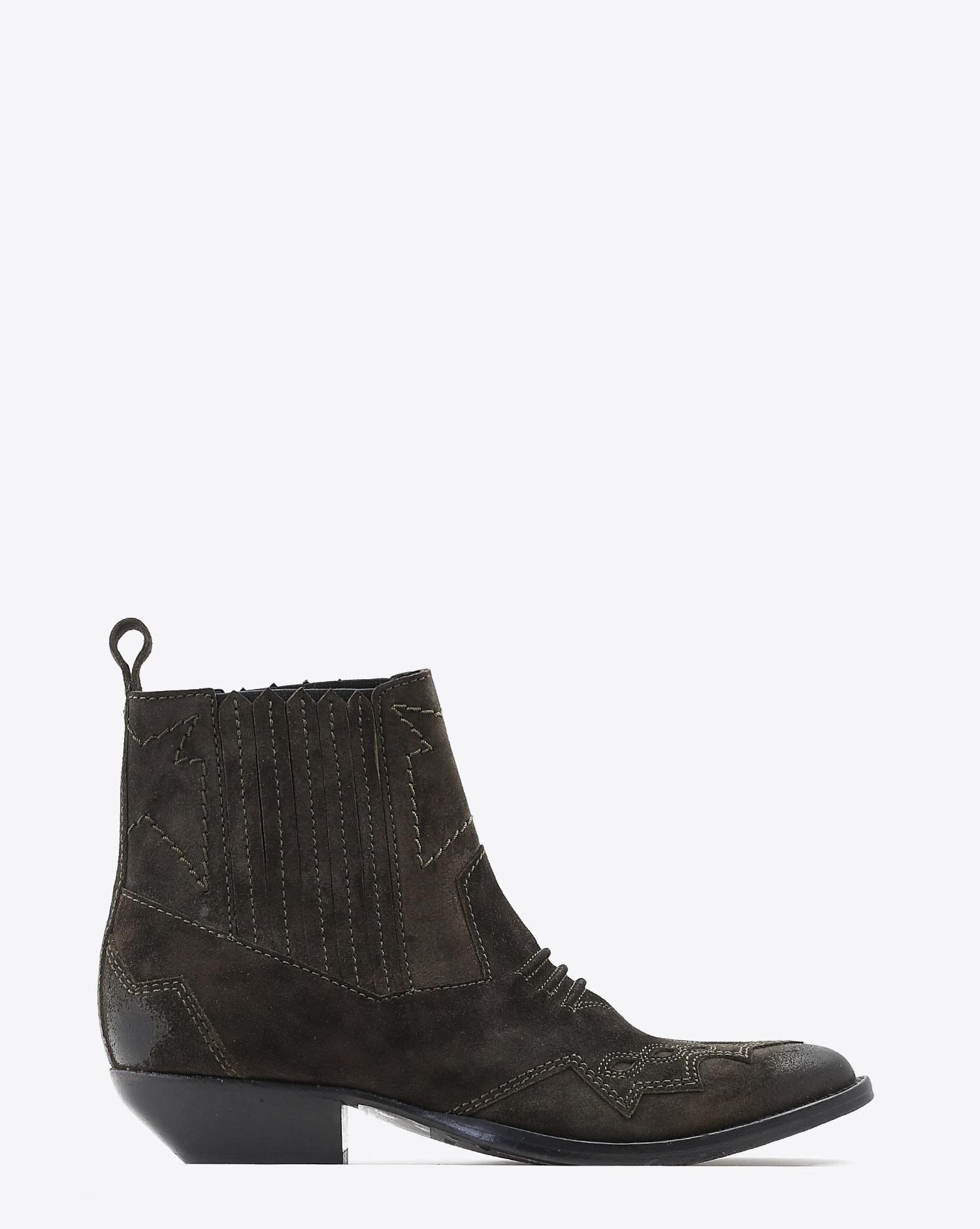 Roseanna Chaussures Boots Santiags TUCSON - Forêt Bronze  