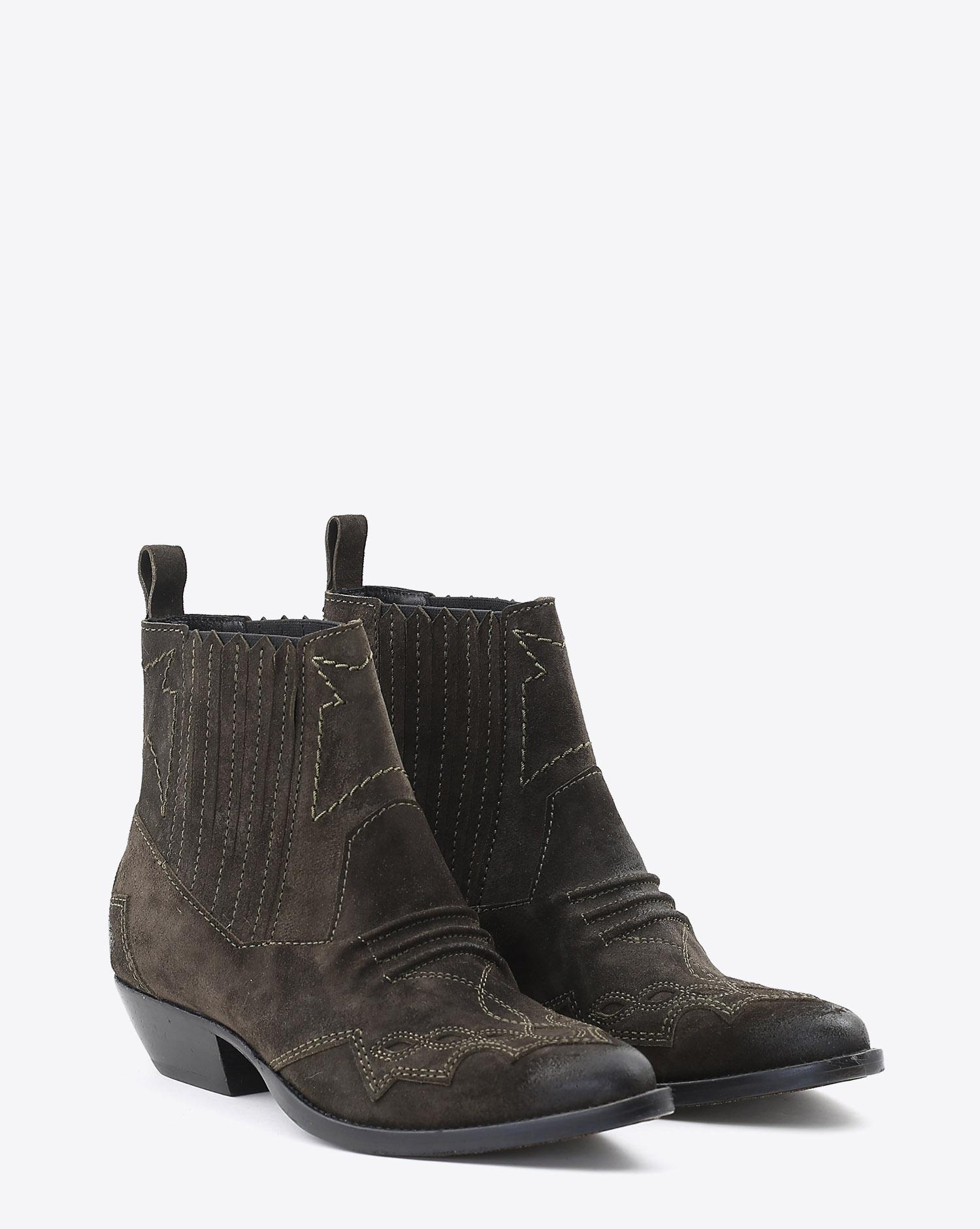 Roseanna Chaussures Boots Santiags TUCSON - Forêt Bronze  