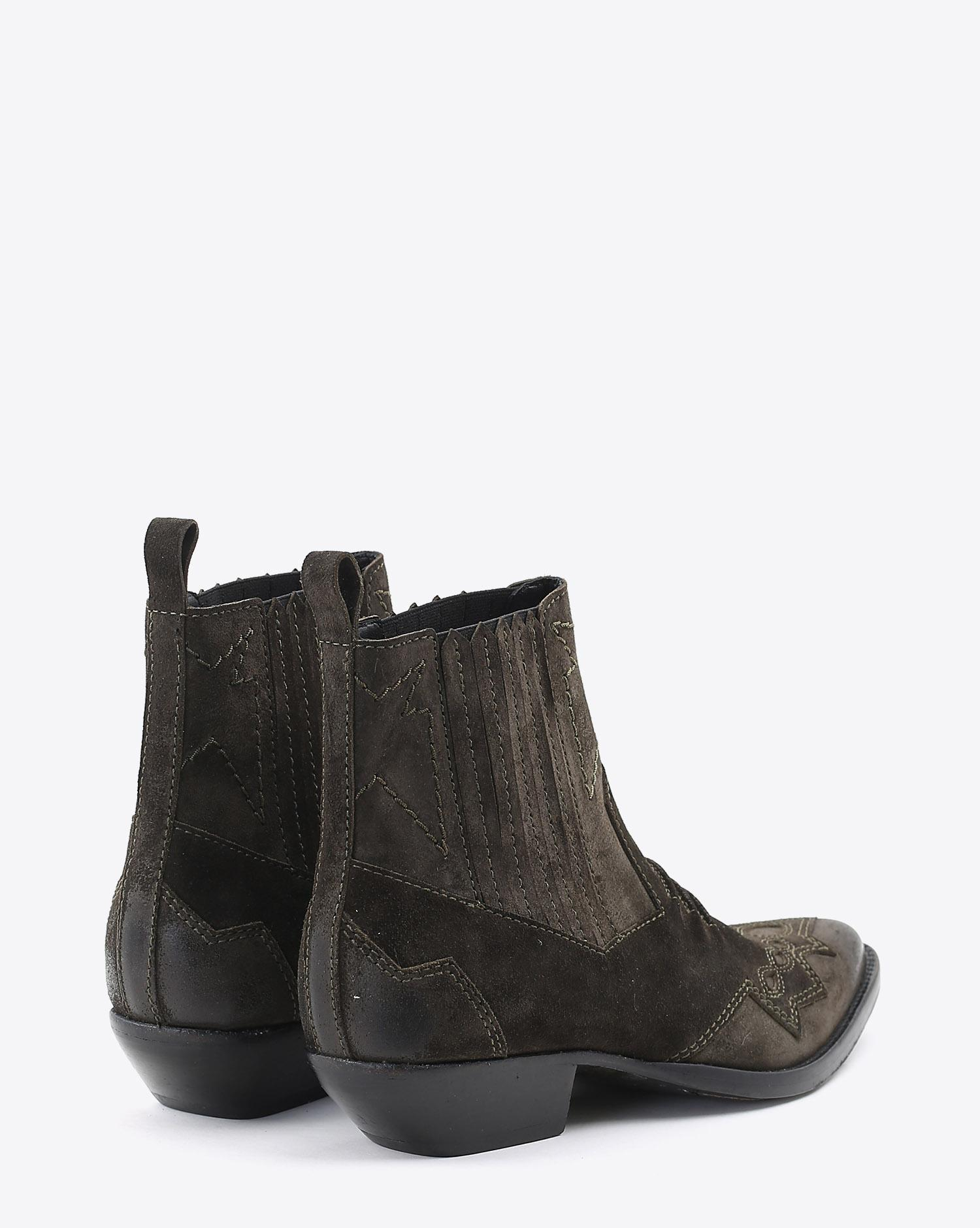 Roseanna Chaussures Boots Santiags TUCSON - Forêt Bronze  