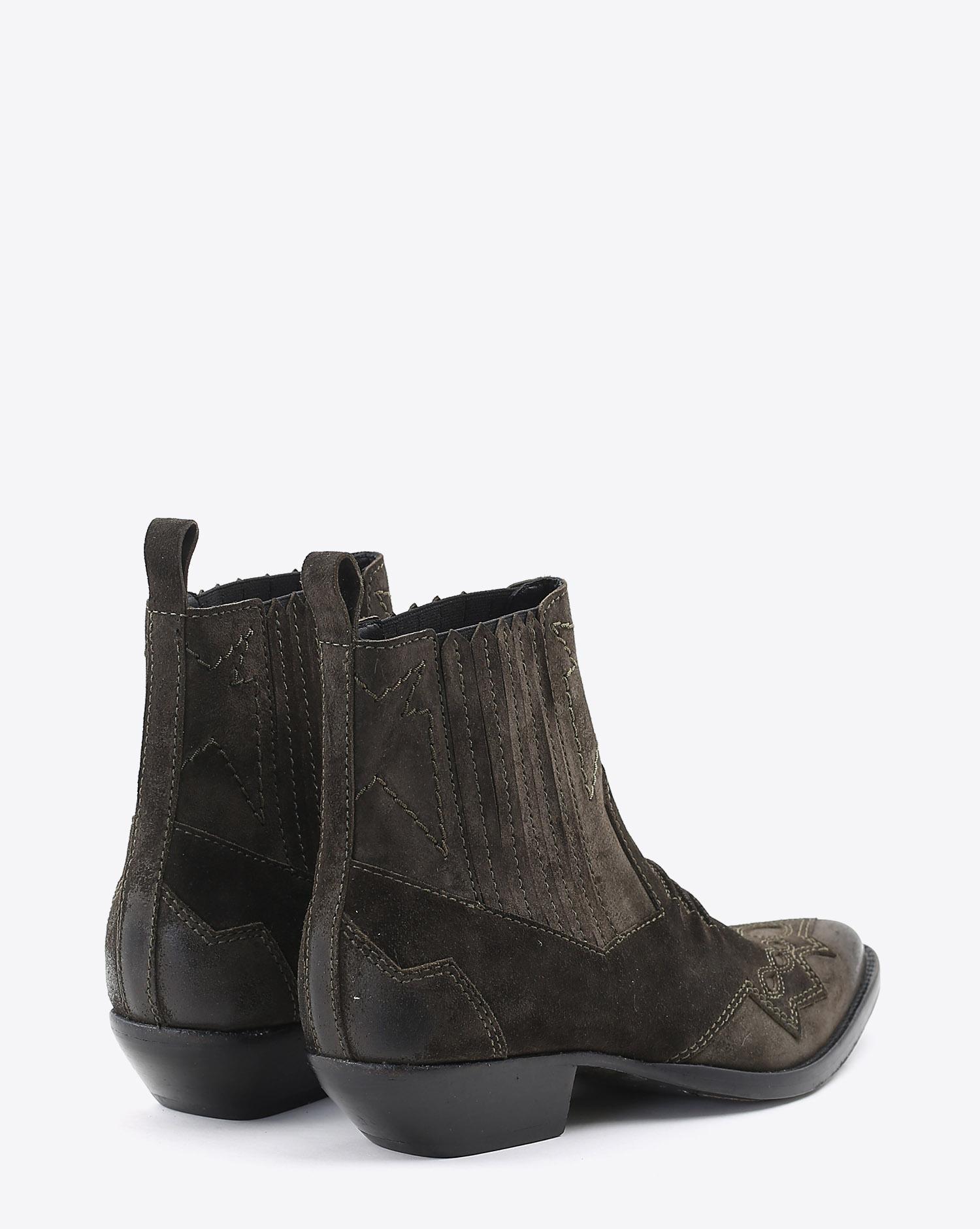 Roseanna Chaussures Boots Santiags TUCSON - Forêt Bronze  