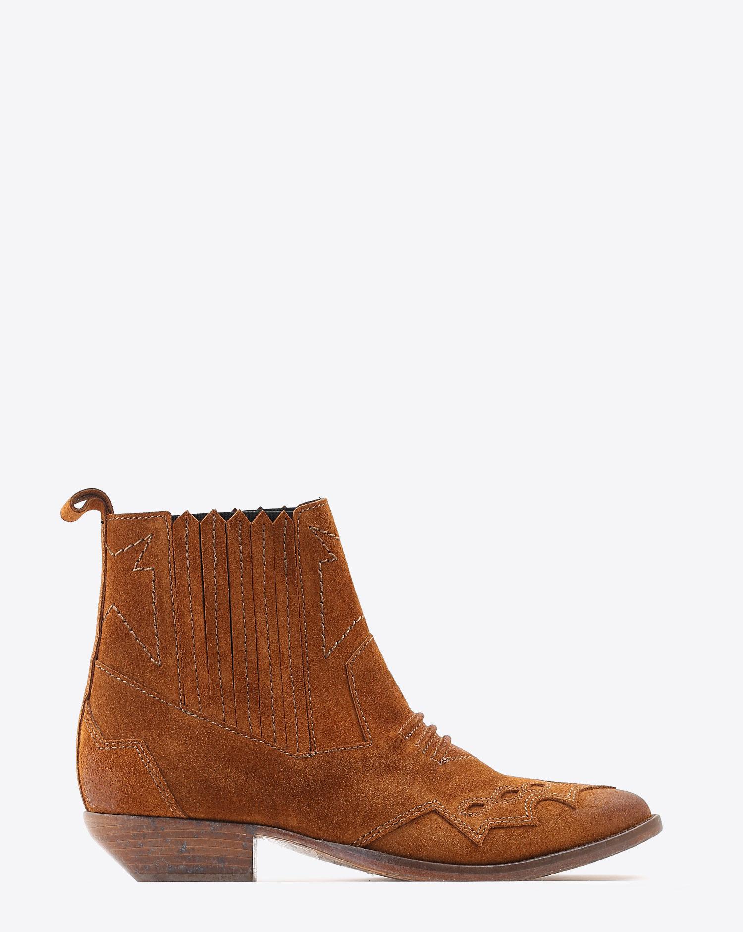 Roseanna Chaussures Boots Santiags TUCSON - Whisky  
