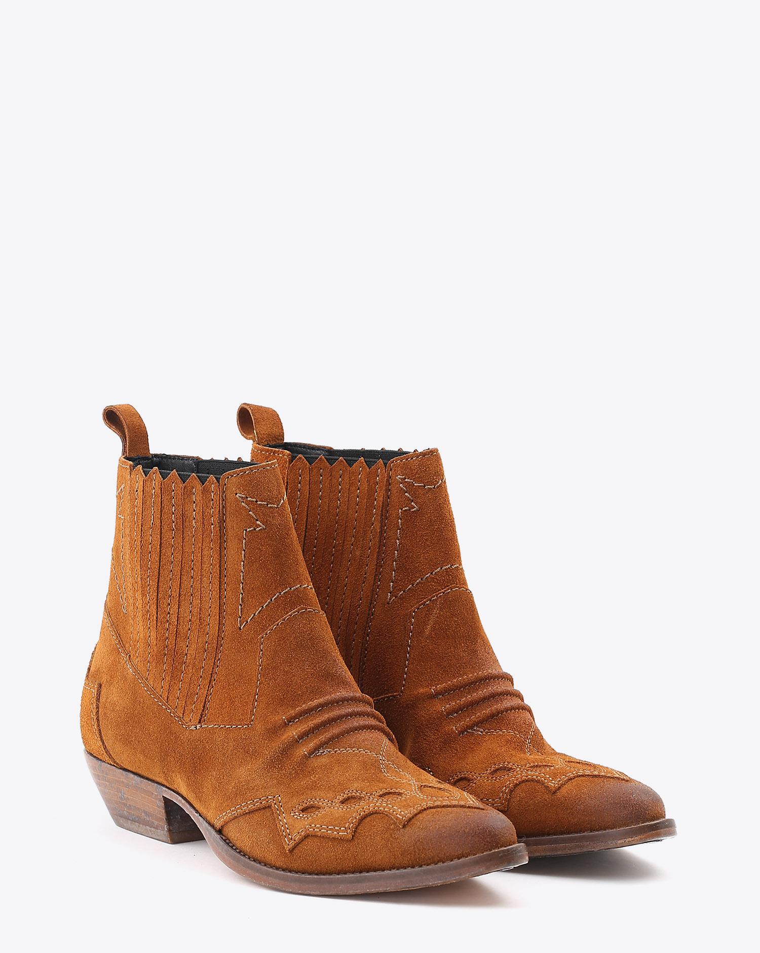 Roseanna Chaussures Boots Santiags TUCSON - Whisky  