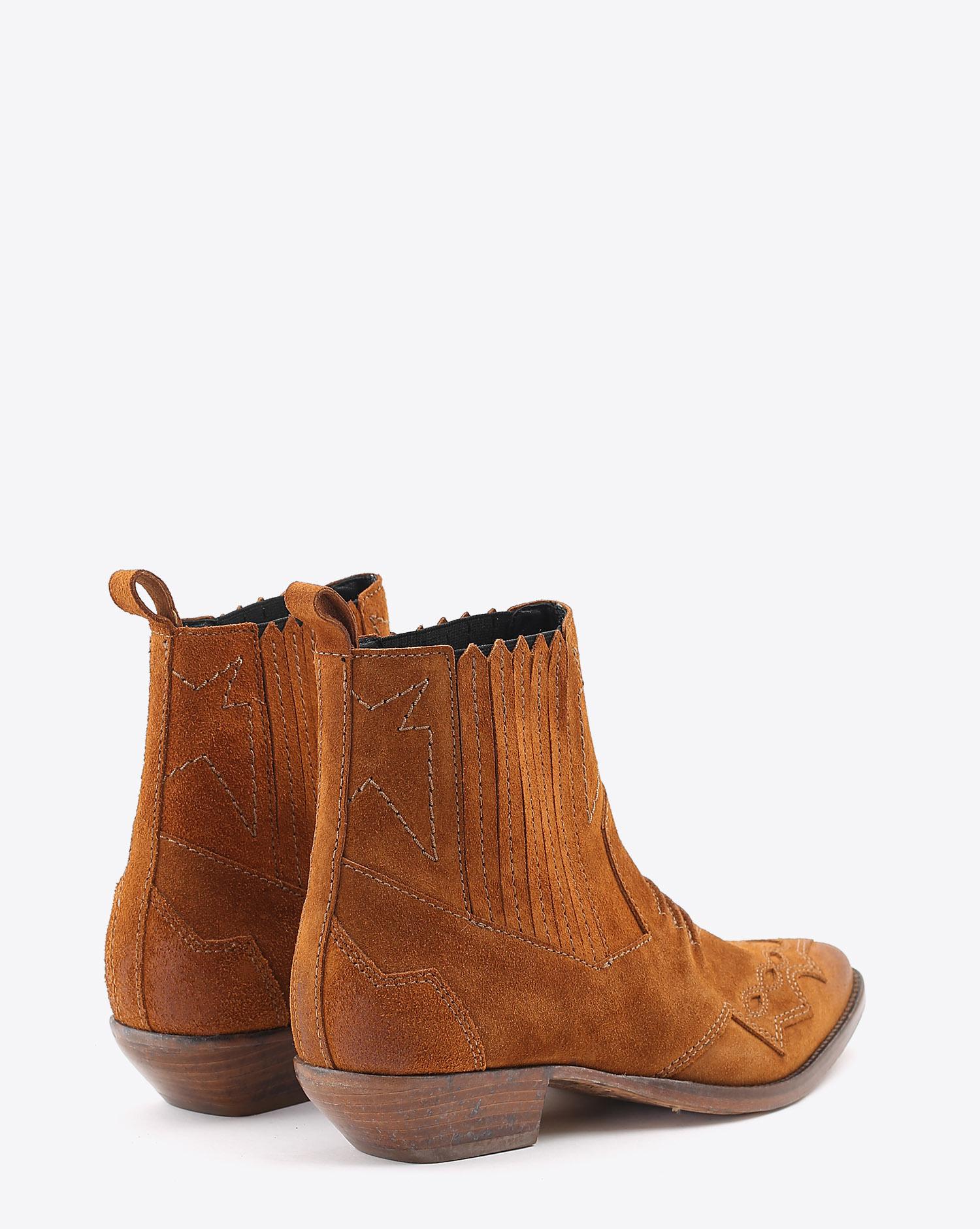 Roseanna Chaussures Boots Santiags TUCSON - Whisky  