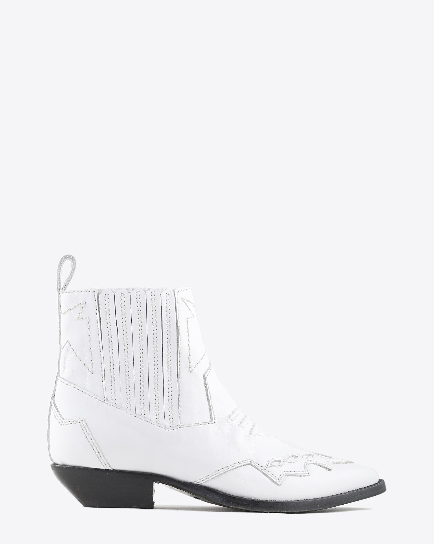 Roseanna Chaussures Boots Santiags TUCSON - White  