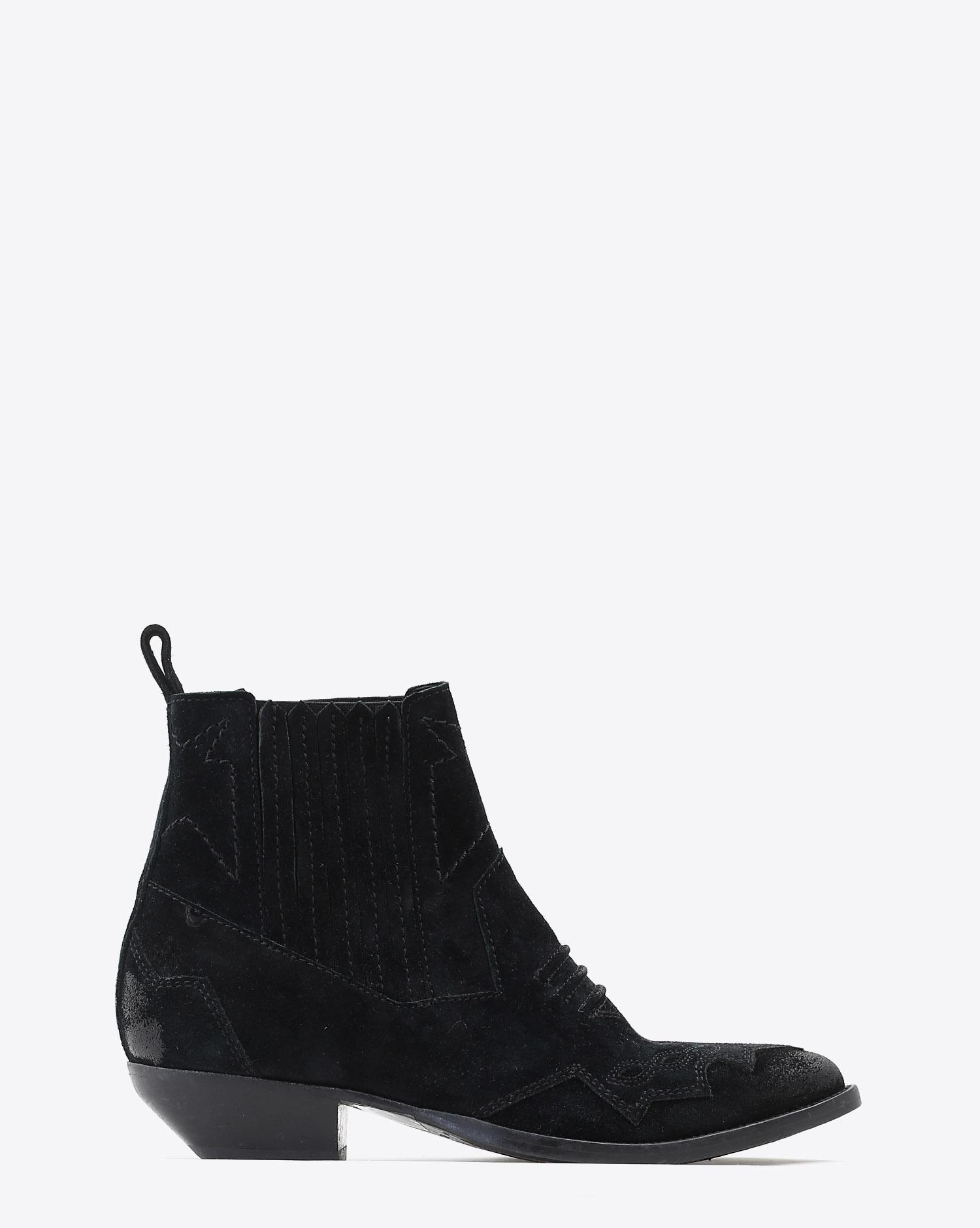 Roseanna Chaussures Boots TUCSON - Noir Suede 