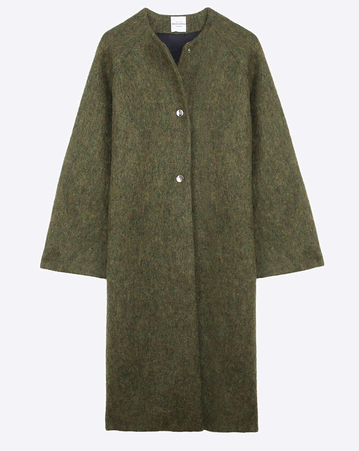 Roseanna Manteau LODEN RIVER - Kaki  