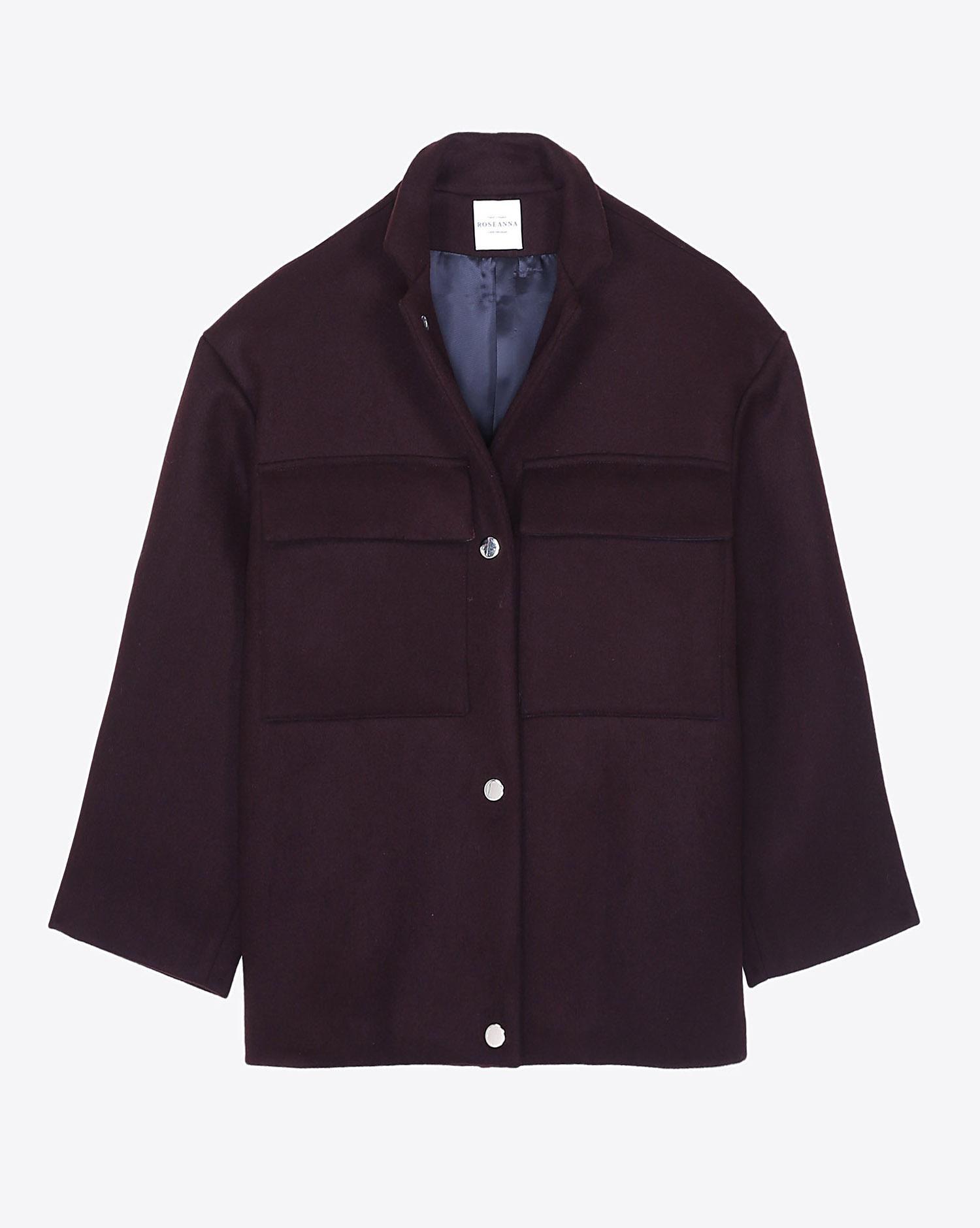 Roseanna Veste Indiana - Bauhaus Grenat  