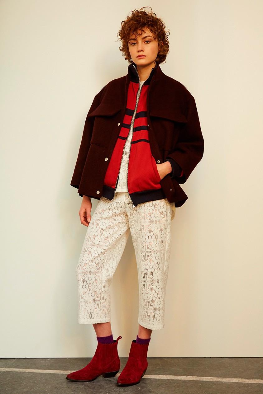 Roseanna Veste Indiana - Bauhaus Grenat  