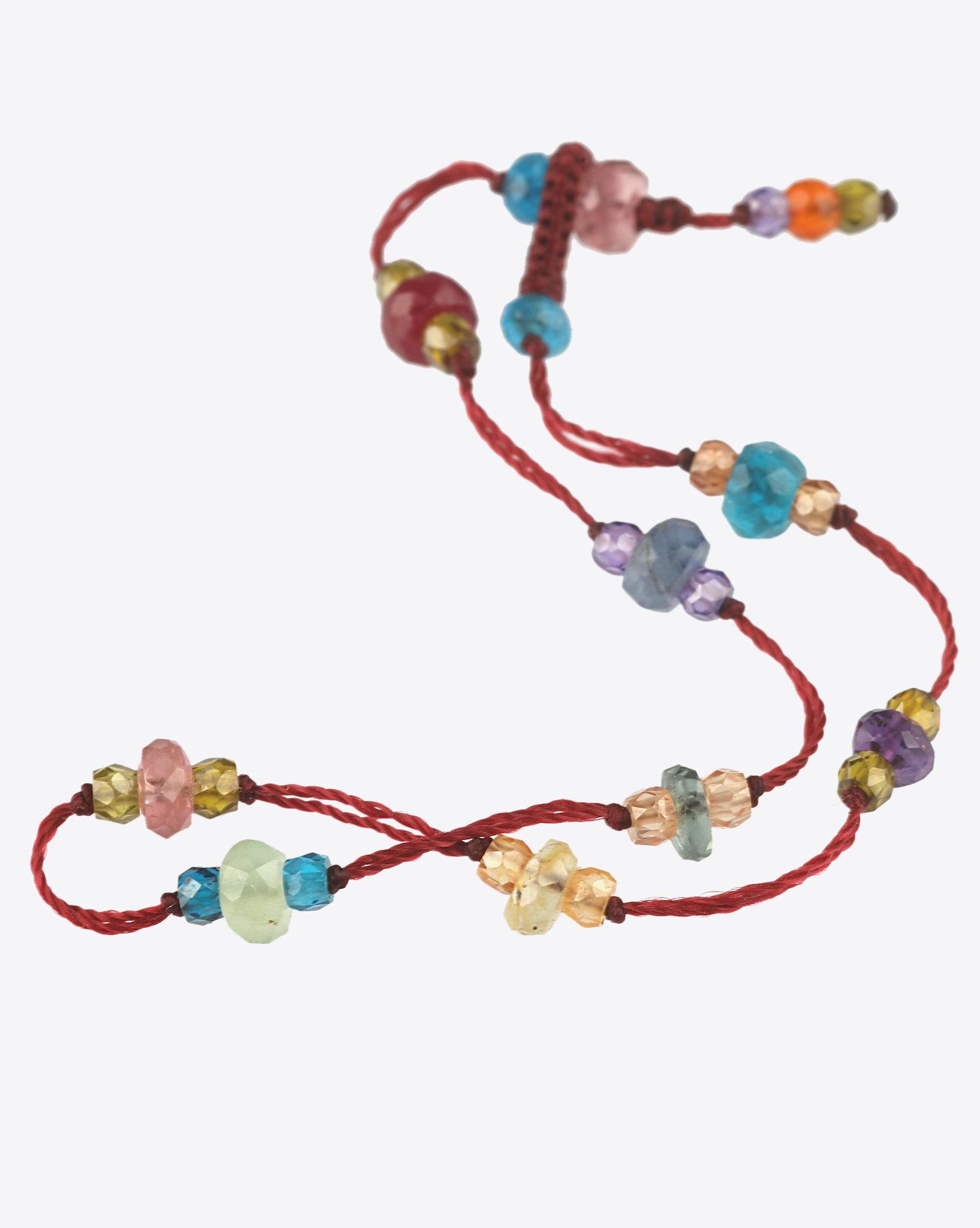 Sharing Bracelet T.BEE SPARKLY - Cordon Aubergine  