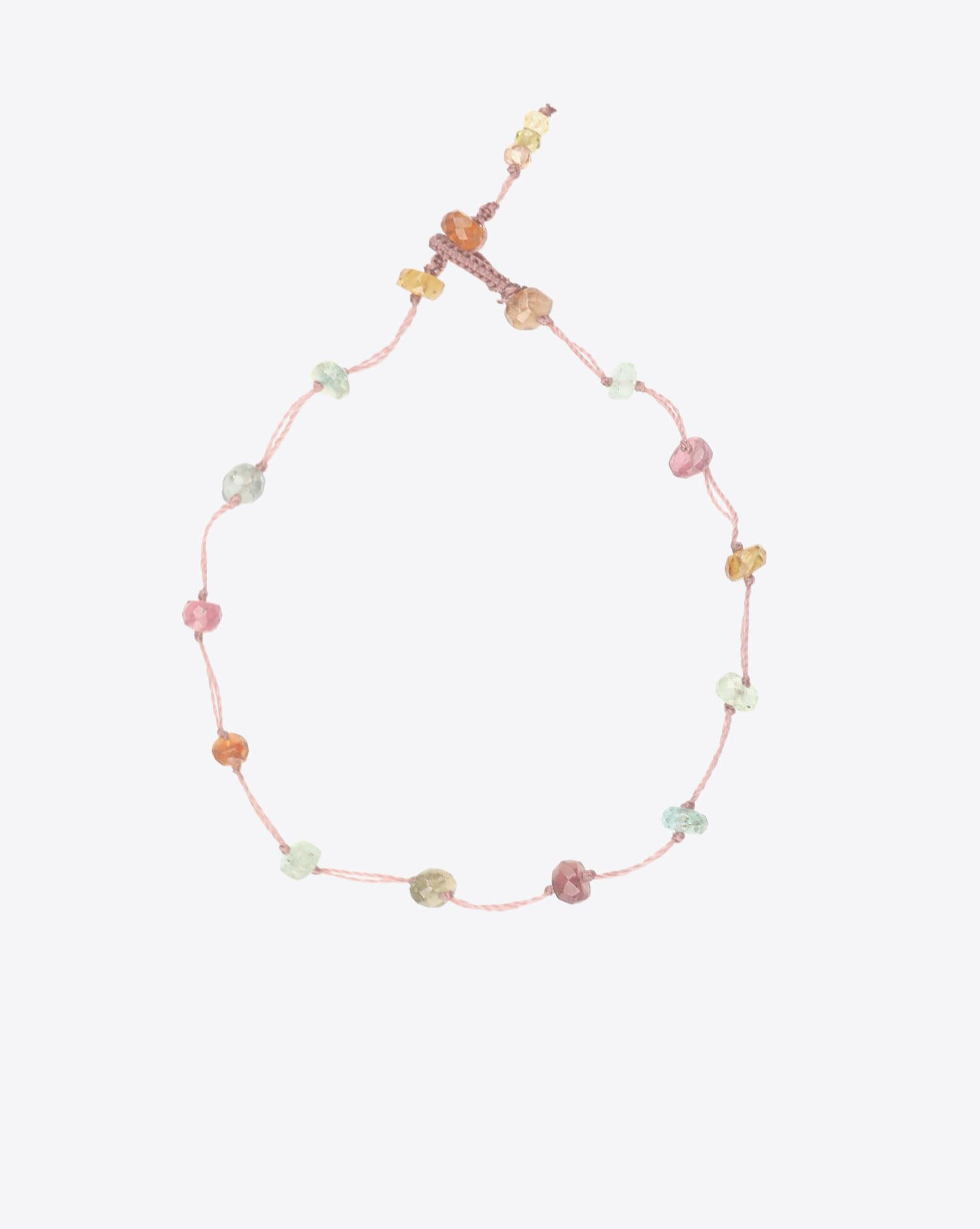 Sharing Bracelet T.BEE TOURMALINE - Cordon Rose  