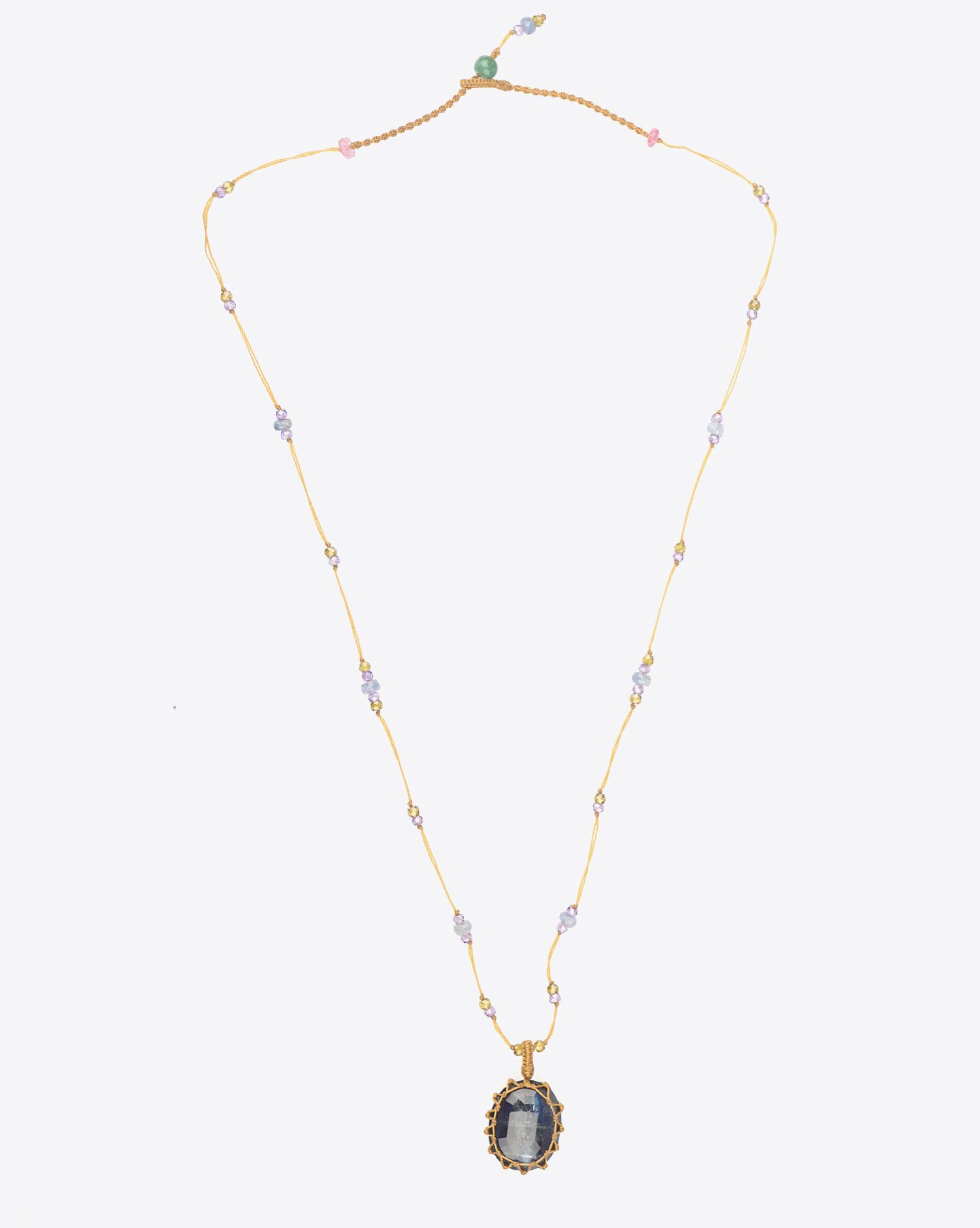 Sharing Collier Court TIBETAN - Kyanite  