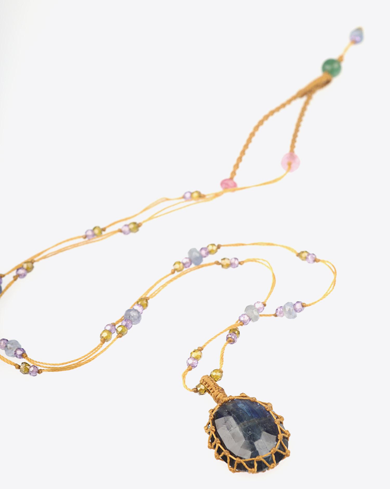 Sharing Collier Court TIBETAN - Kyanite  