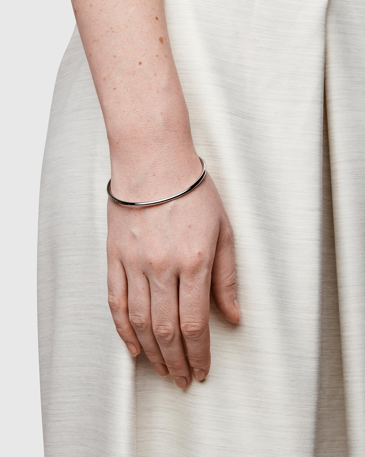 Tom Wood Classic Bangle - Silver  