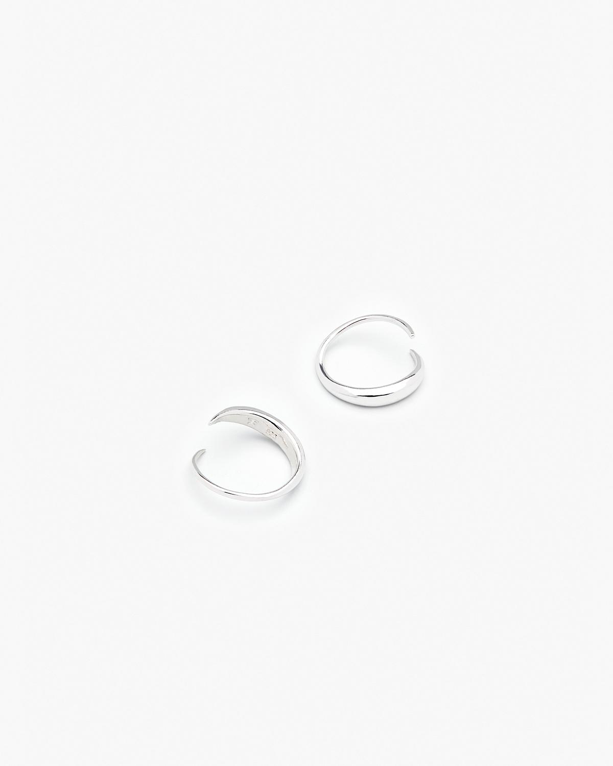 Tom Wood Mini Ear Loops - Silver 