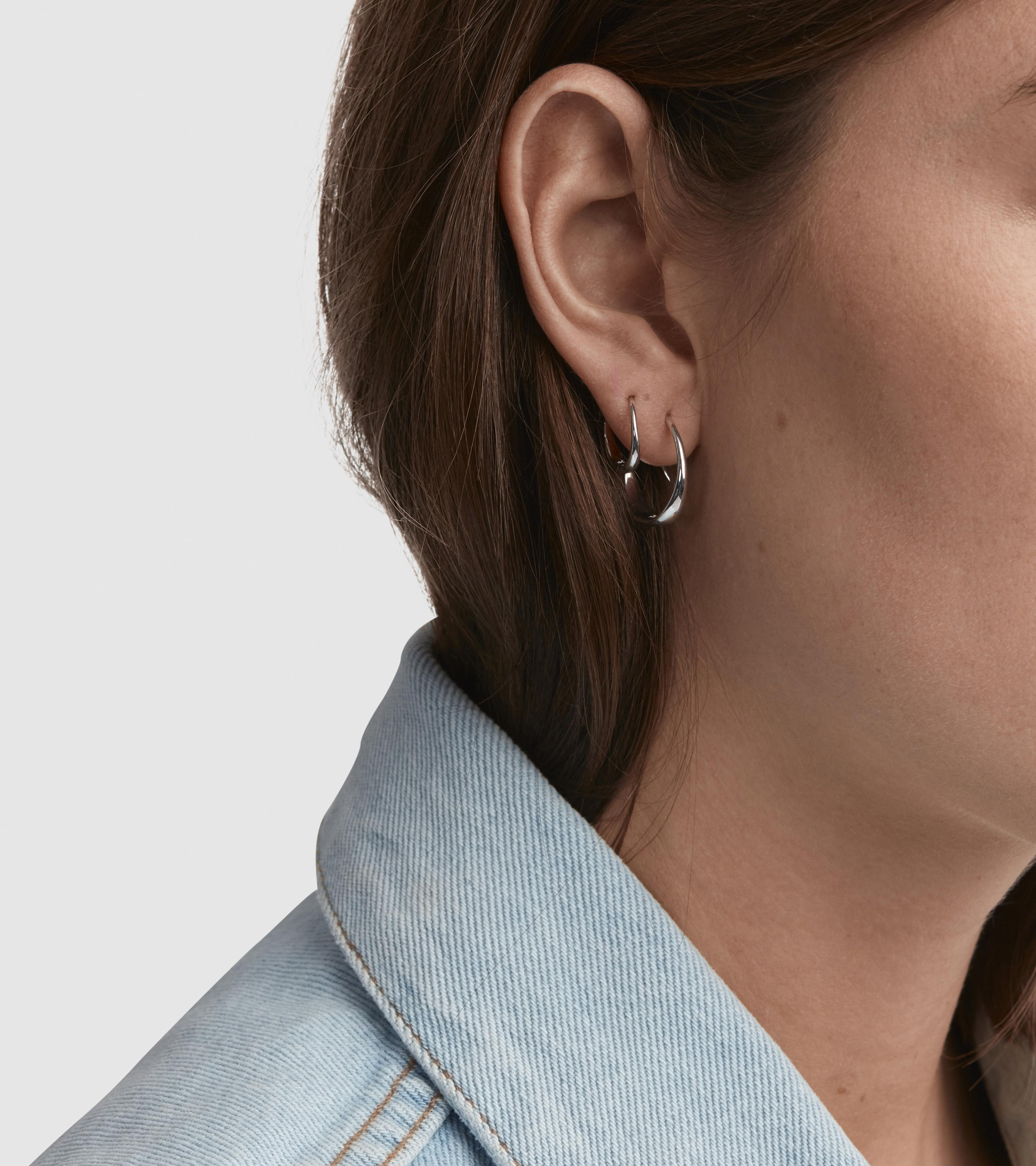 Tom Wood Mini Ear Loops Silver
