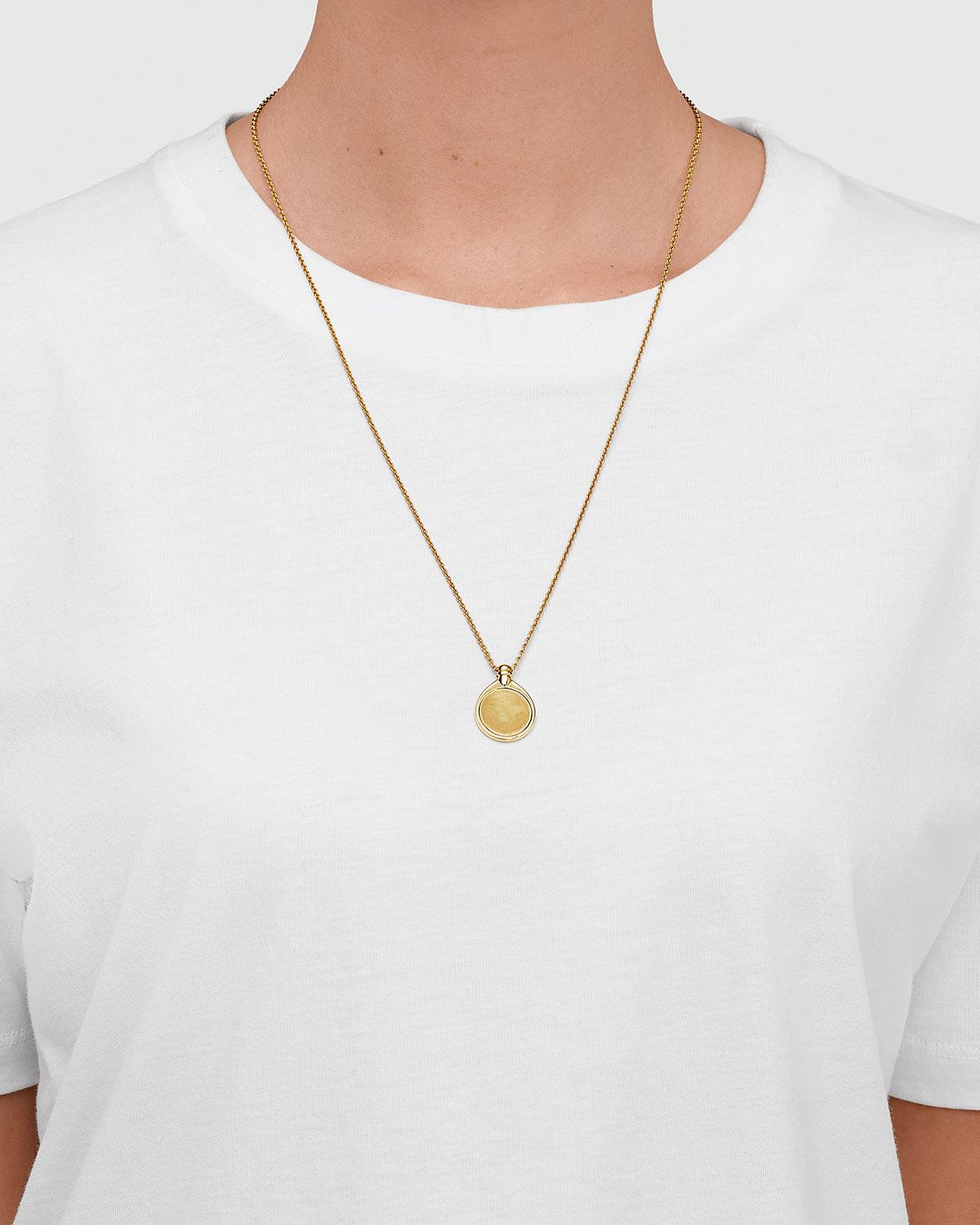 Tom Wood Tommy Pendant - Gold  