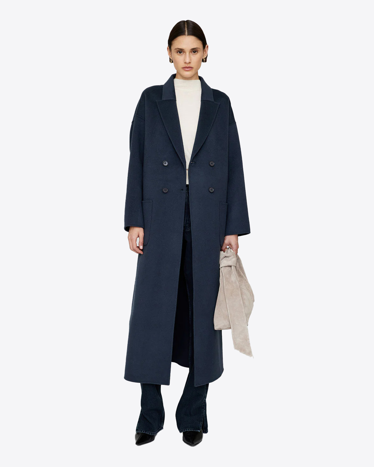 Anine Bing Manteau Dylan Maxi Marine