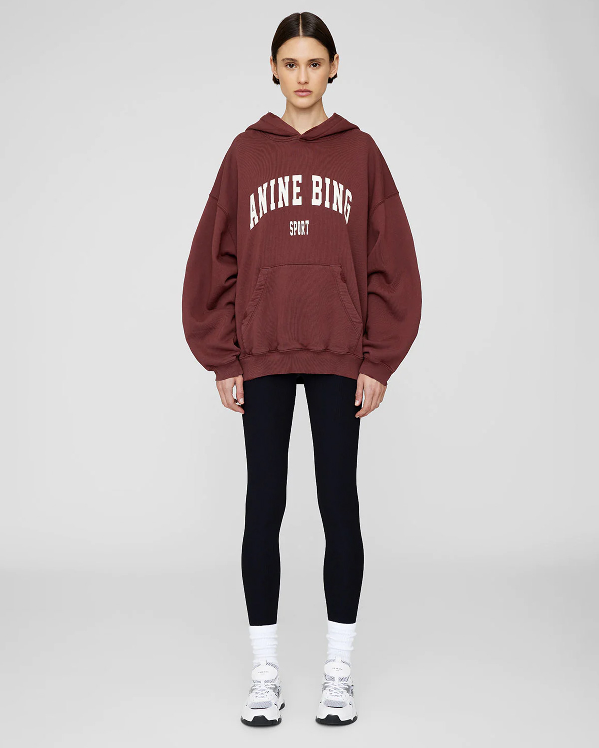 Sweatshirt Anine Bing Harvey Bordeaux 