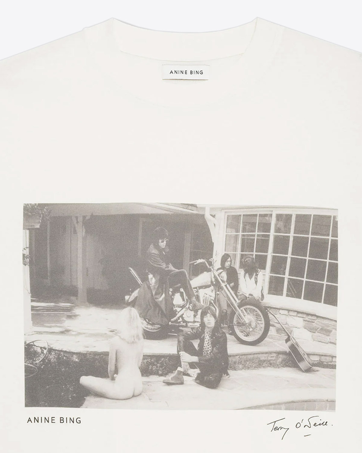 Tee-Shirt  Lili x Rolling Stones Blanc Anine Bing 
