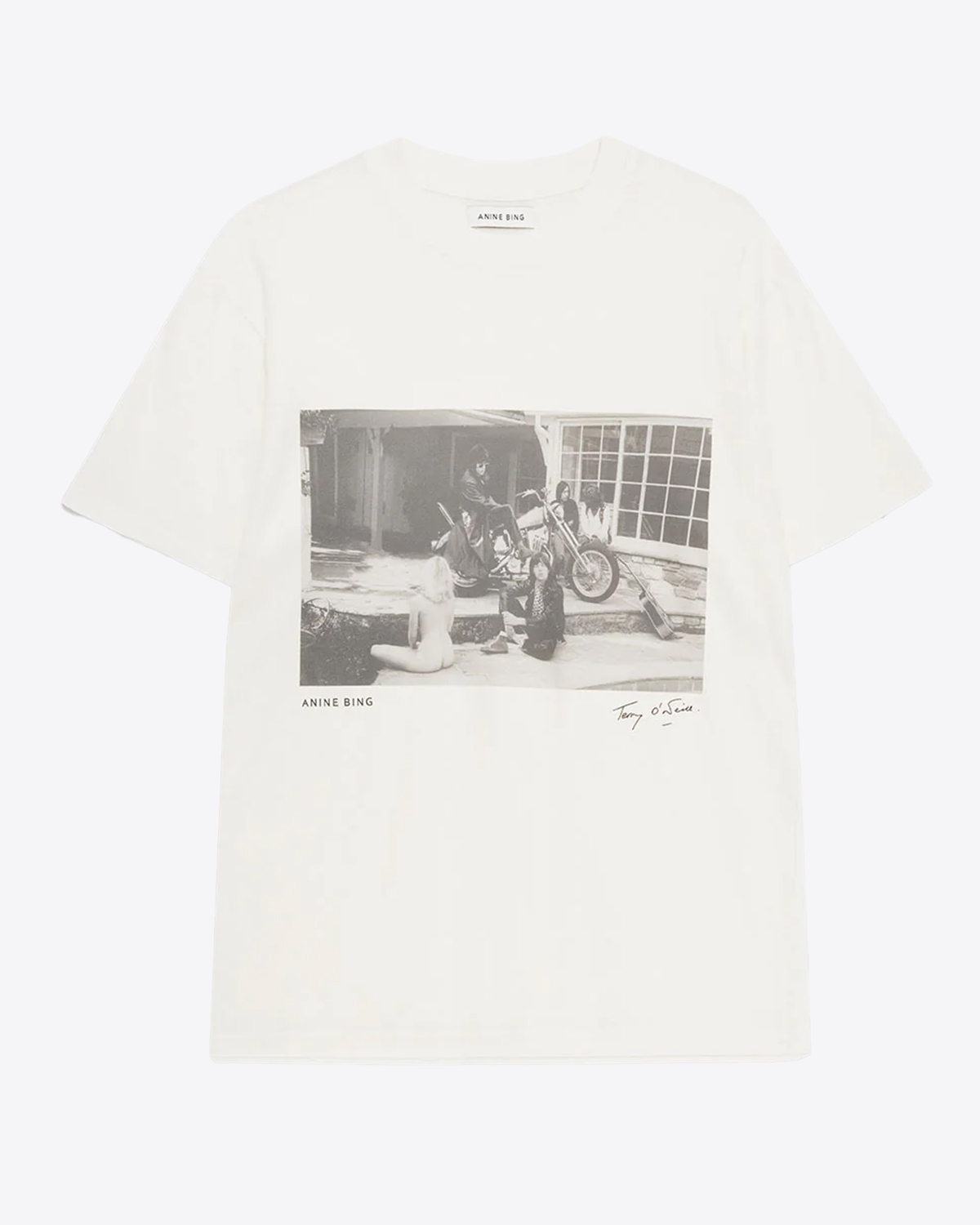 Tee-Shirt Anine Bing  Lili x Rolling Stones Blanc