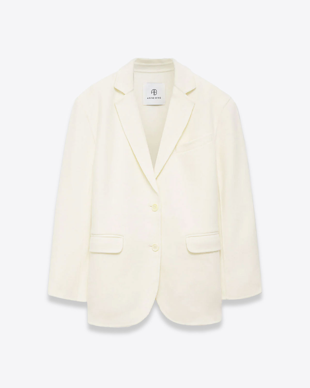 Blazer Quinn Laine Cachemire Blanc 