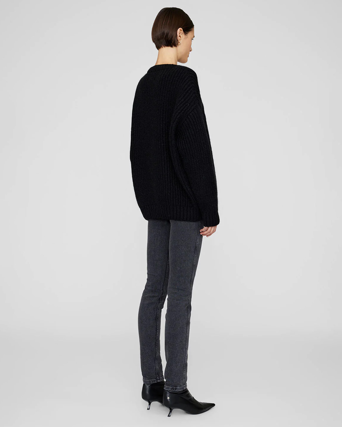 Anine Bing Pull Sydney Crew Noir 