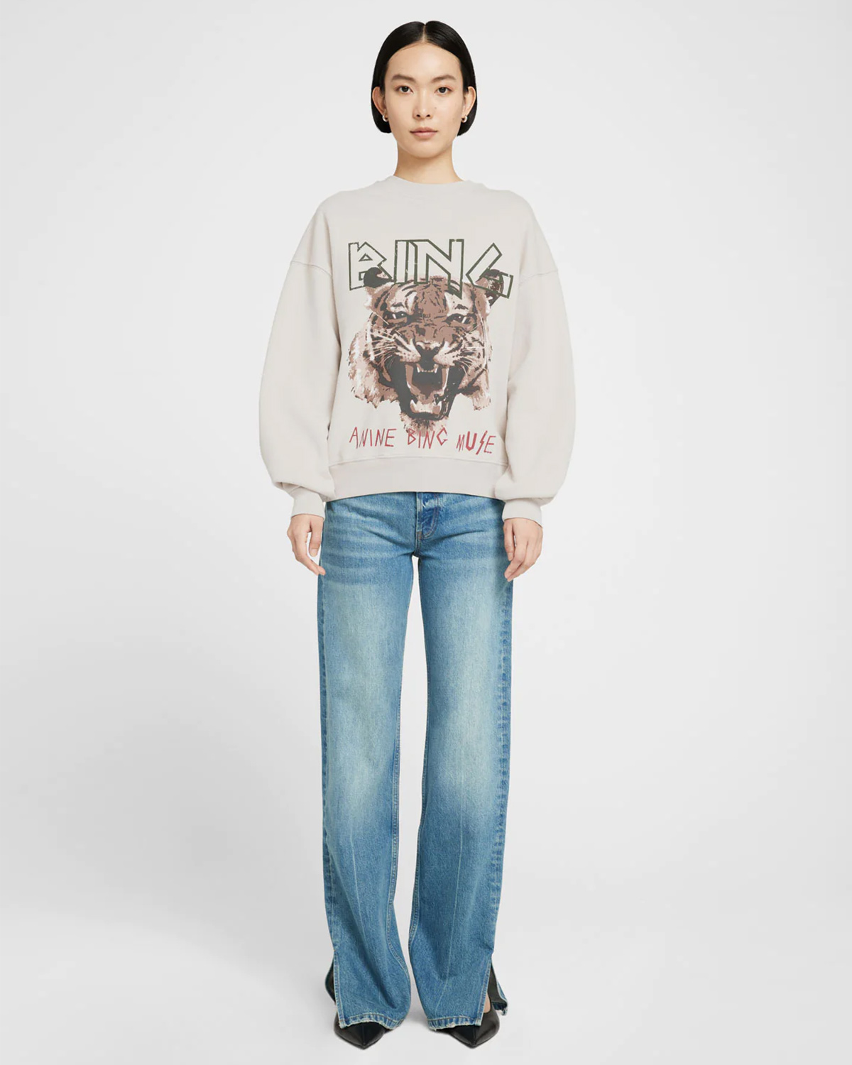 Anine Bing Sweatshirt Tiger Stone
