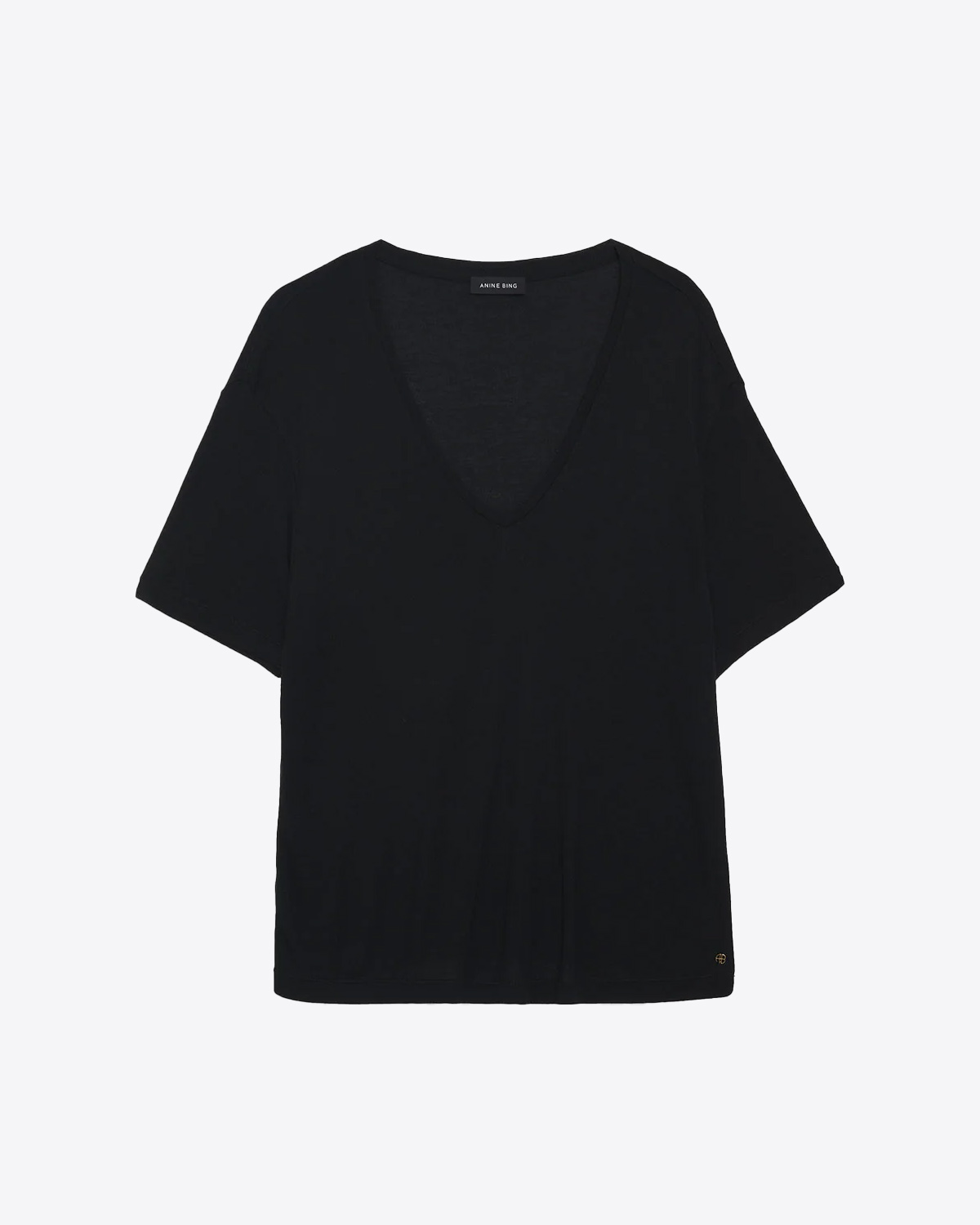 Anine Bing Tee-Shirt Valee Noir 