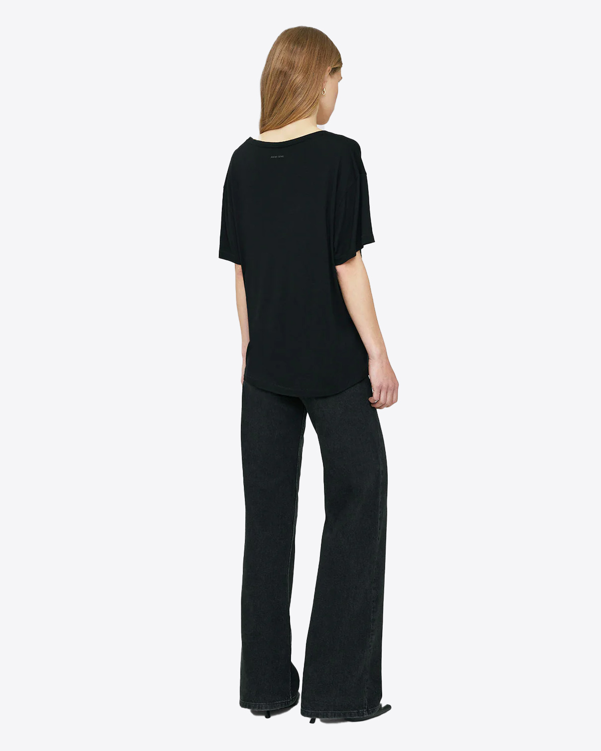 Anine Bing Tee-Shirt Valee Noir 