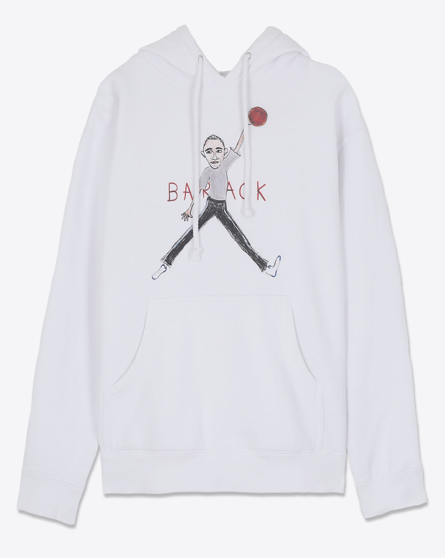 Unfortunate Portrait Sweatshirt Air Barack blanc 