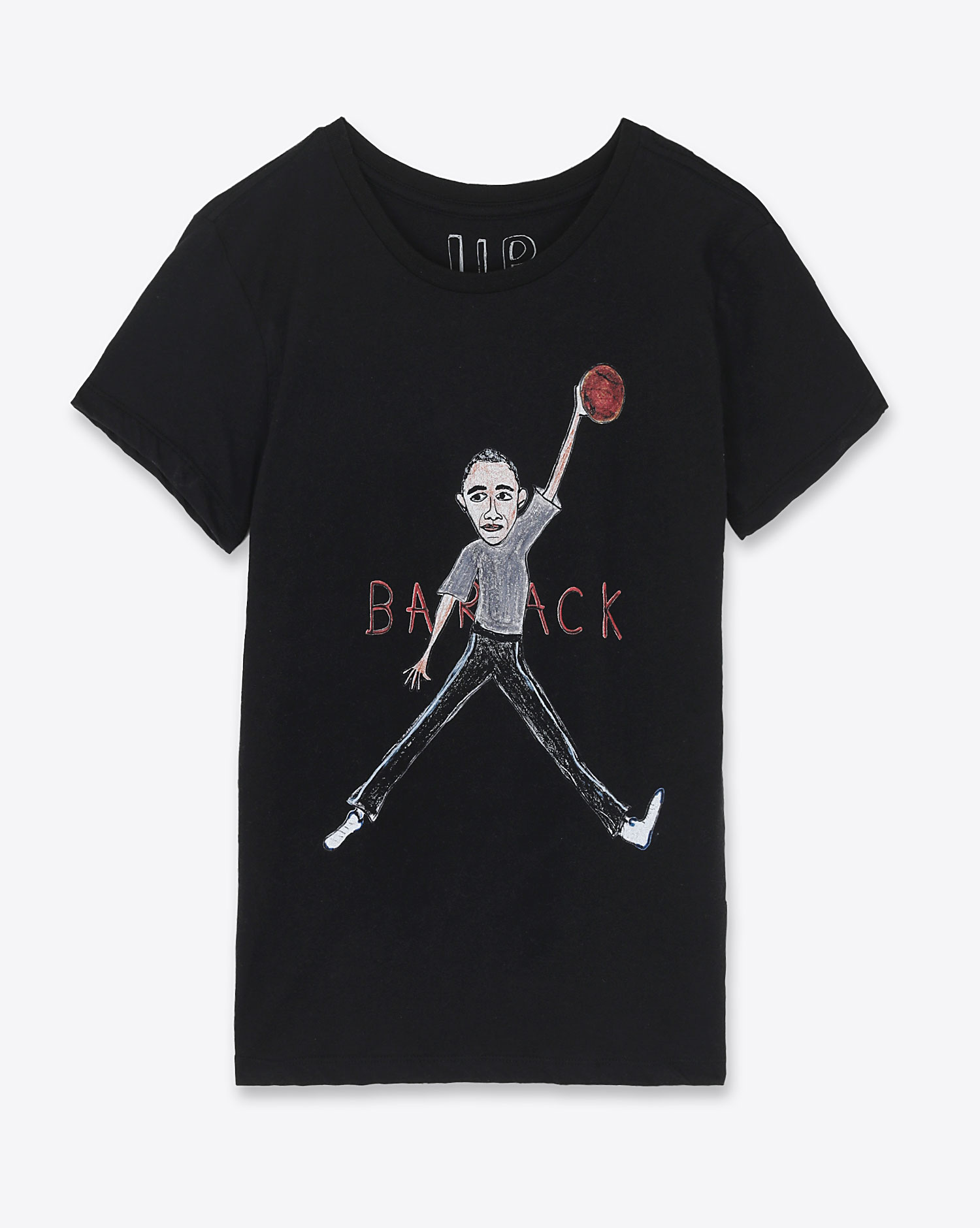 Tee-shirt Unfortunate Portrait Air Barack noir 