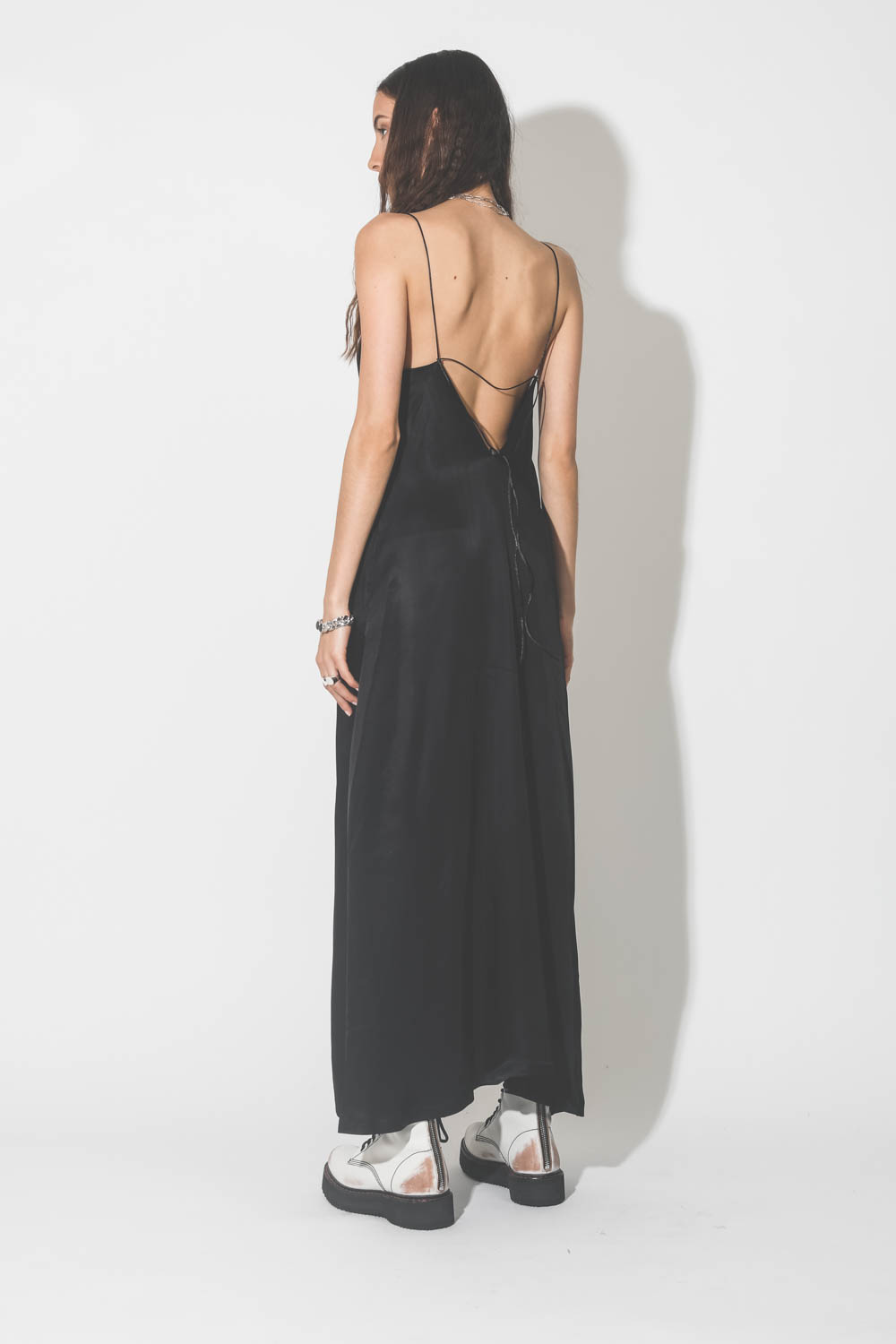Image du produit Tom Wood Aria Slip Dress Viscose - Black  - 5
