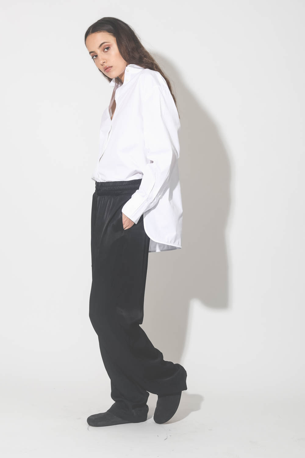 Image du produit Tom Wood Gritti Shirt Solid - White  - 3