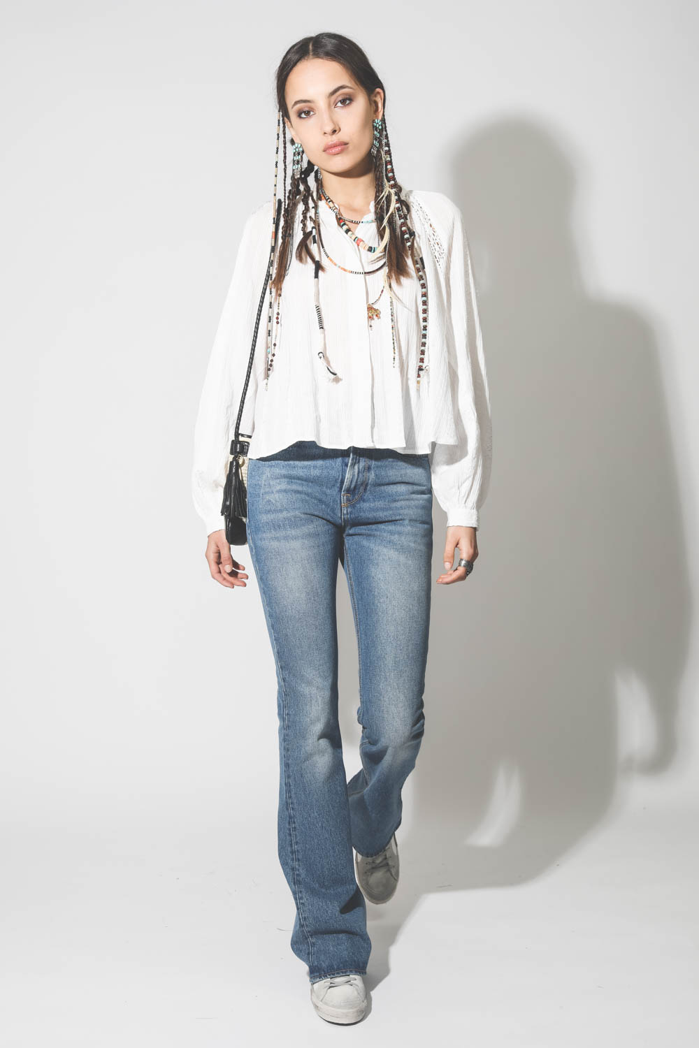 GOLDEN GOOSE - Medium Wash Denim Jeans