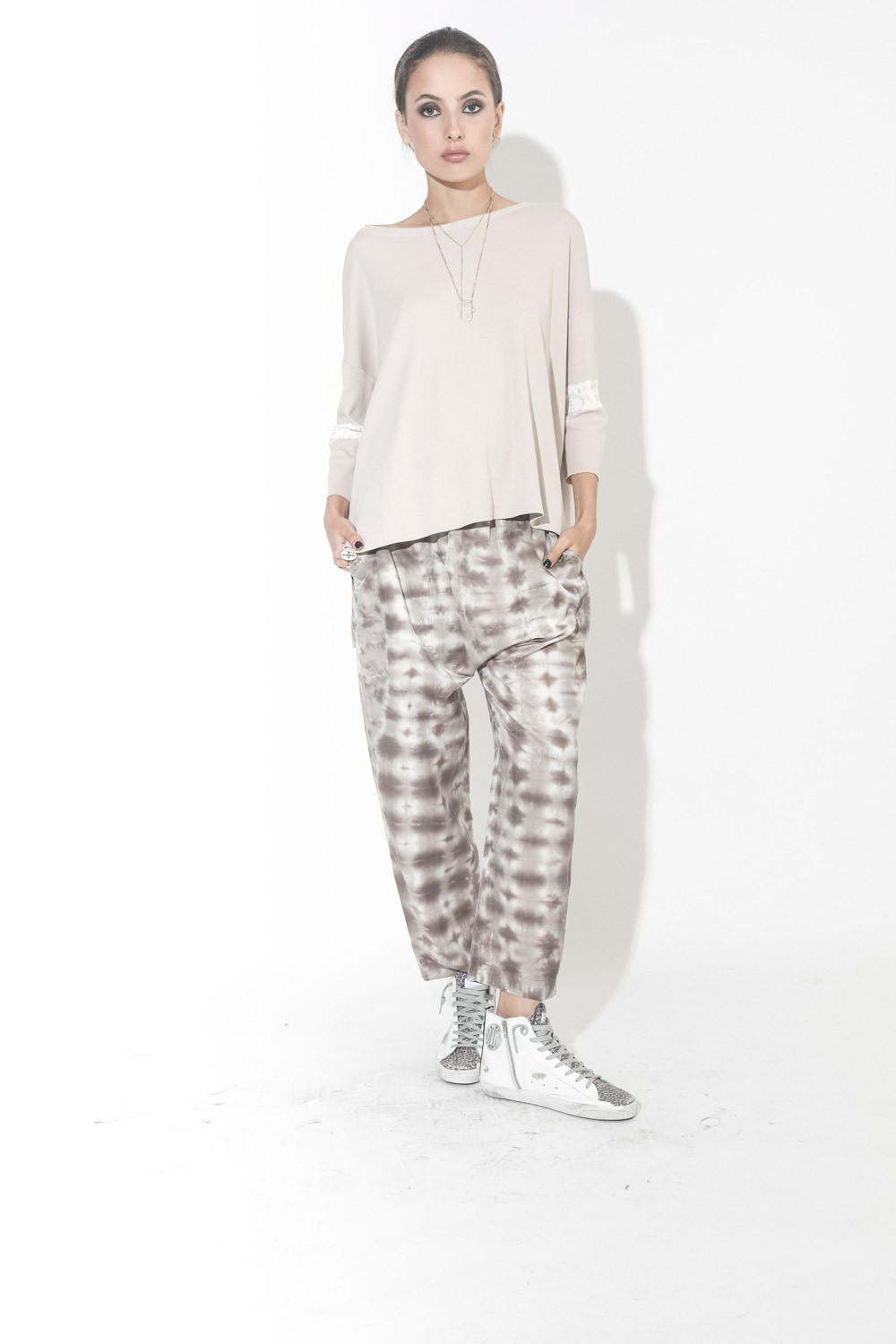 Image du produit Raquel Allegra Cocoon Shirt - Sand Tie Dye   - 2