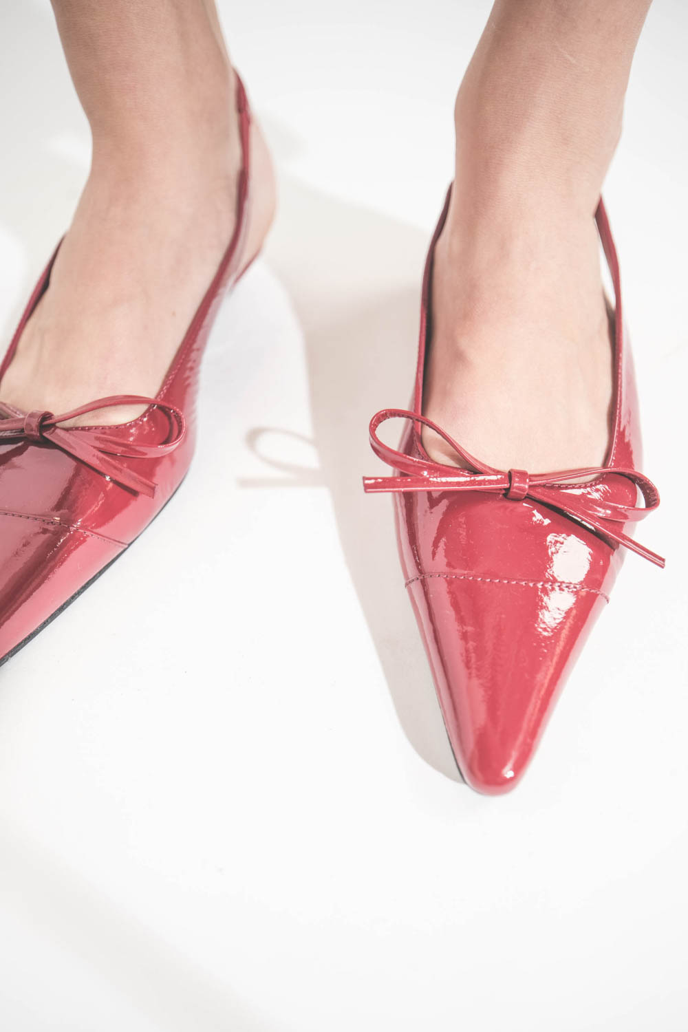 Image du produit Anine Bing Ballerines Slingback Heels Zoey – Rouge - 9