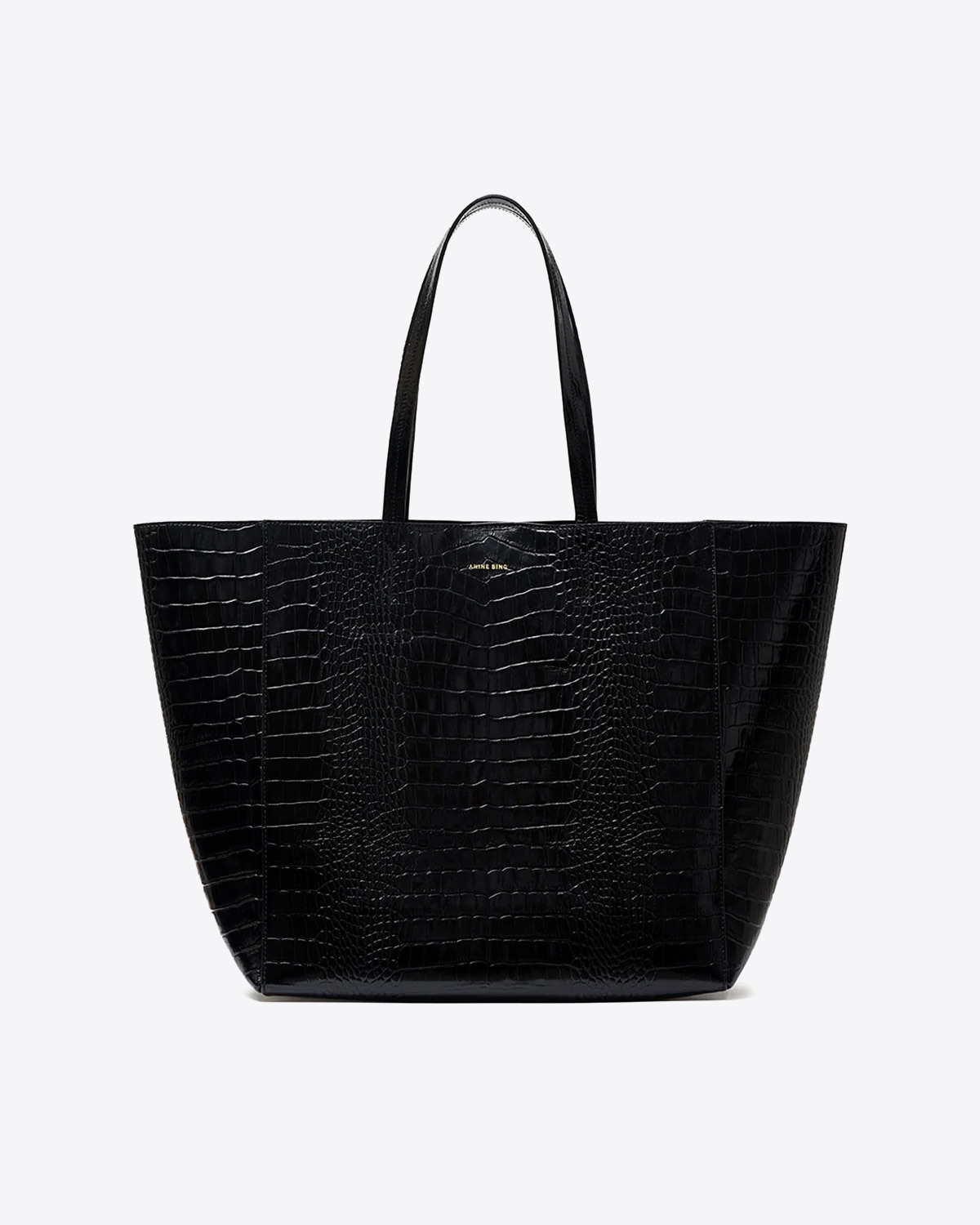 Tote bag cuir noir clearance