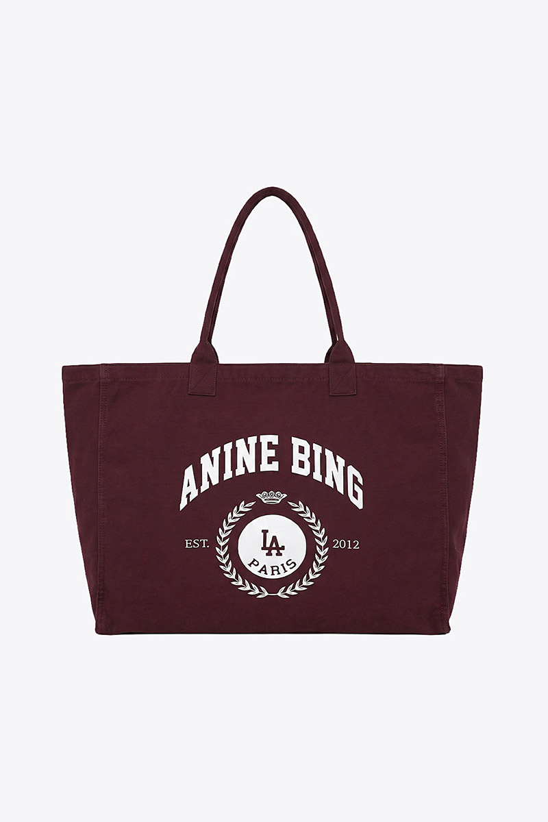 Anine Bing Cabas Leo en Toile – Bordeaux