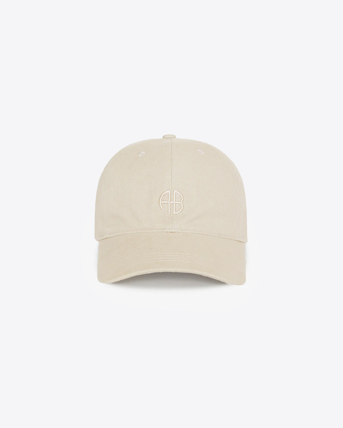 Casquette Jeremy Anine Bing beige. Vue face. 