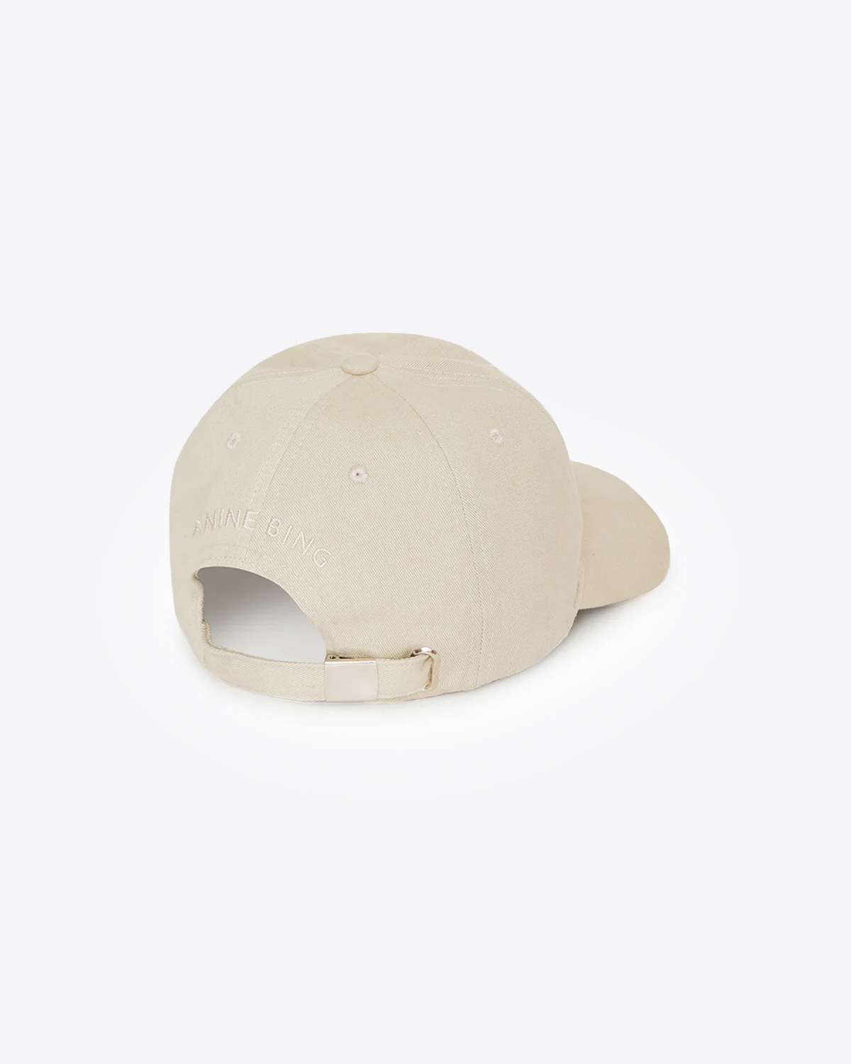 Casquette Jeremy Anine Bing beige. Vue dos. 