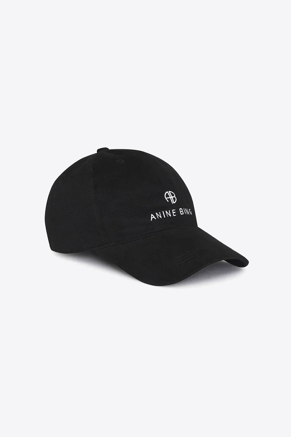 Produit Casquette avec petit logo Jeremy Anine Bing en coton noir. 