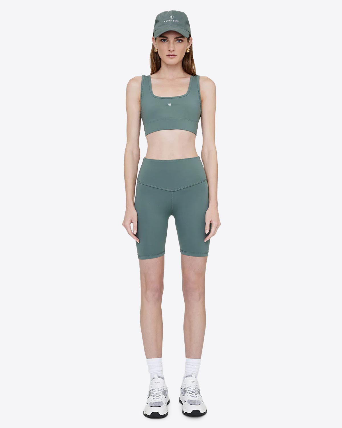 Anine Bing Casquette Jeremy Vert Sage