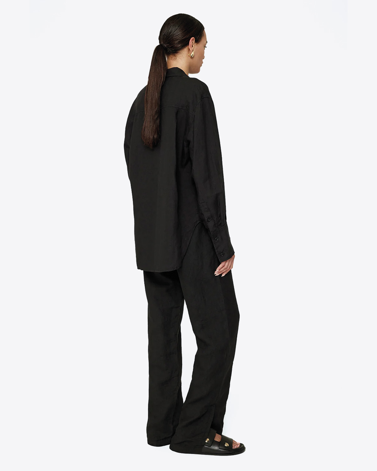 Anine Bing Chemise Dante Noire