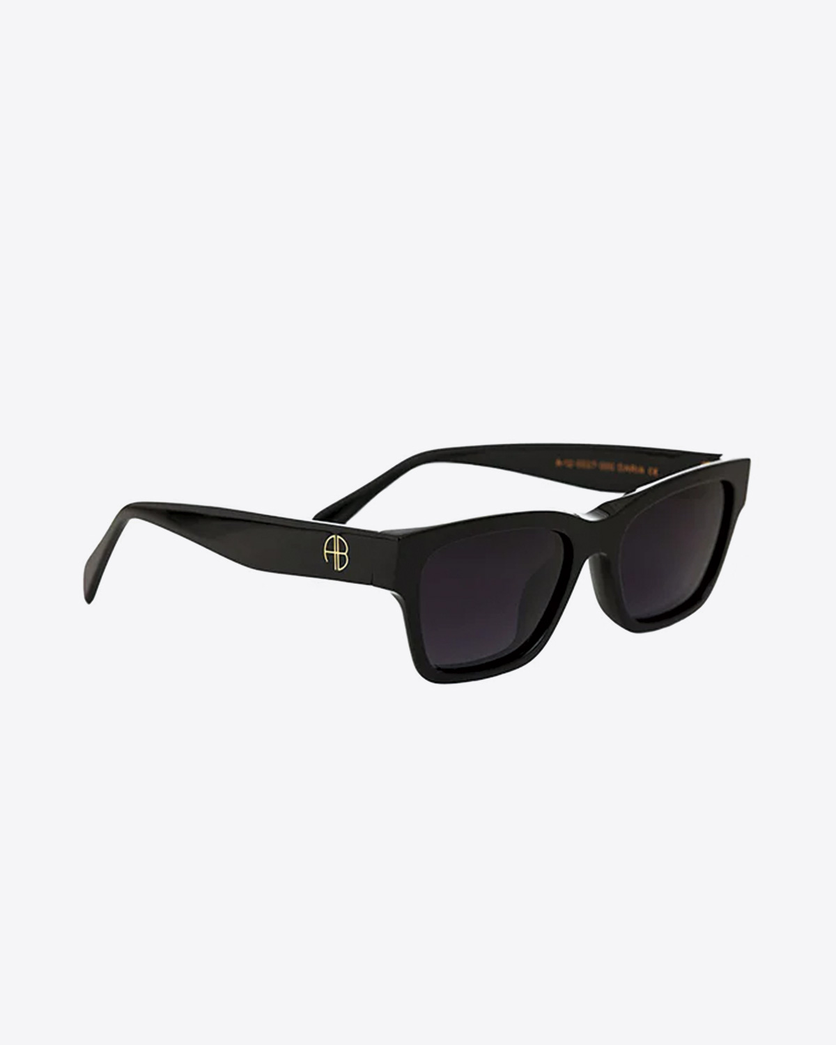 Anine Bing Lunettes de Soleil Daria Noires. Profil. 