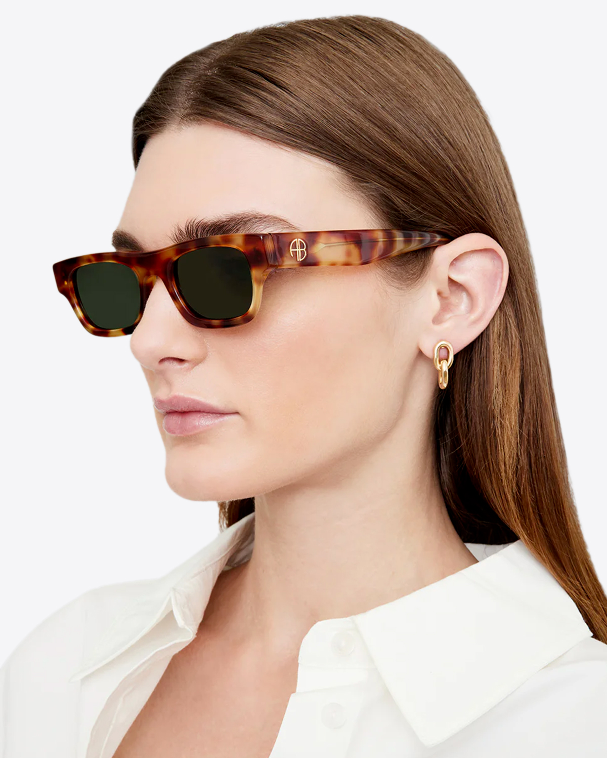 Anine Bing Lunettes de Soleil Otis Tortoise