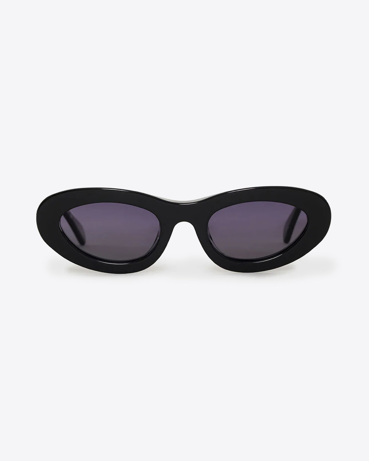 Produit Lunettes de soleil noires Roma Anine Bing. Vue face. 