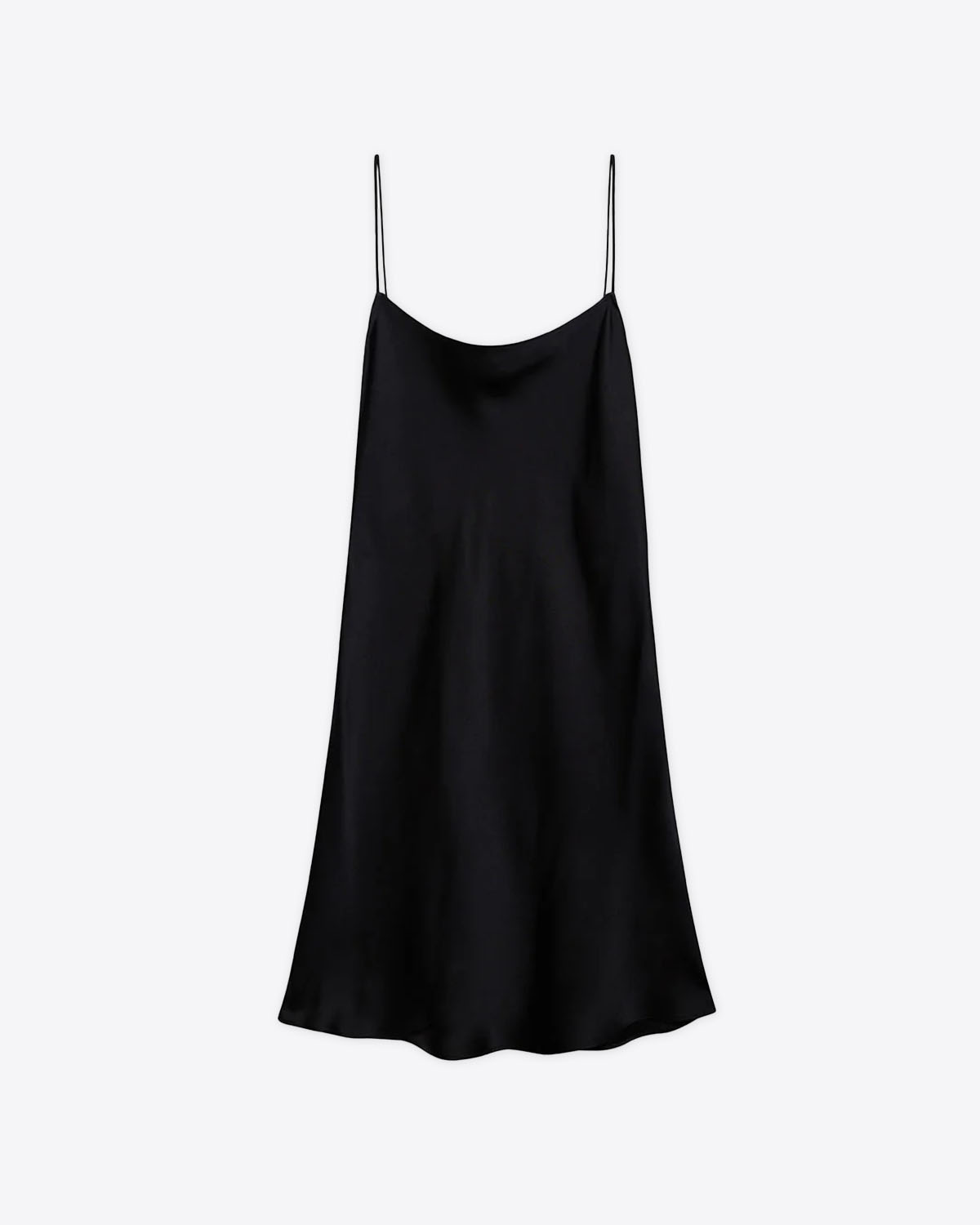 Robe courte noire Chloé Anine Bing. Vue face 